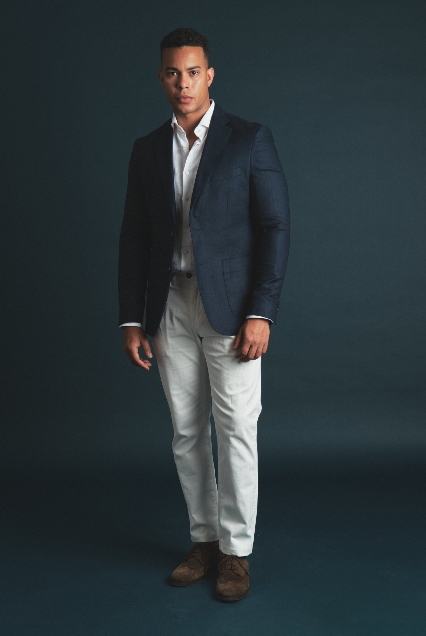 Arthur Navy Blazer Hustle Heritage - Sohhan