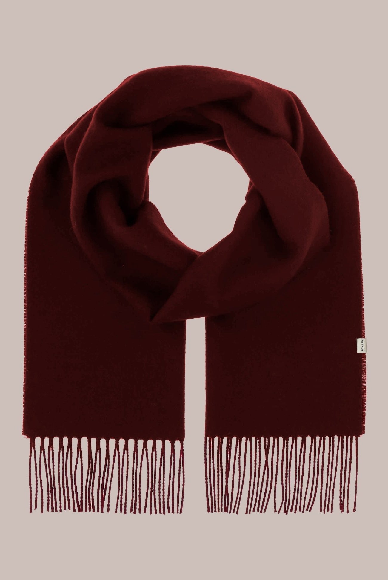 Bufanda Pure Wool Burdeos - Sohhan