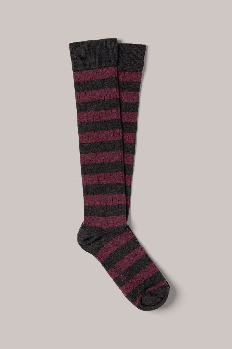 Calcetín Ralph Burdeos Marrón - Sohhan