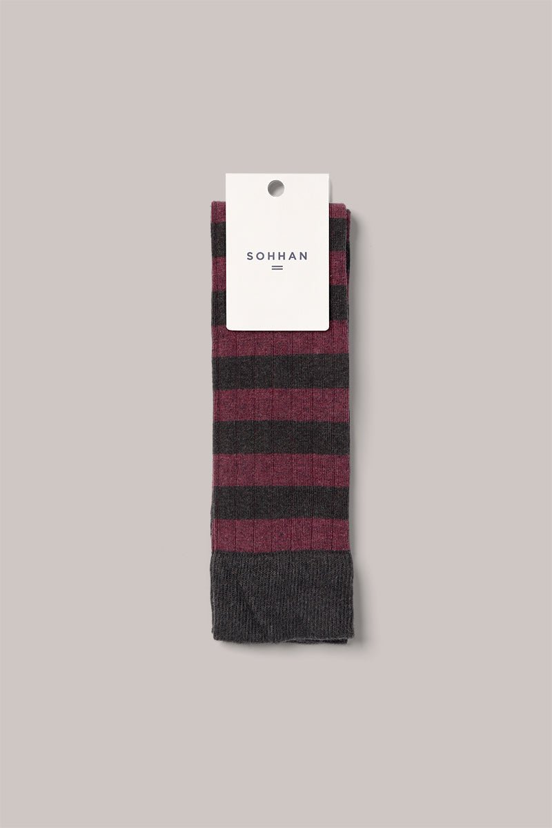 Calcetín Ralph Burdeos Marrón - Sohhan