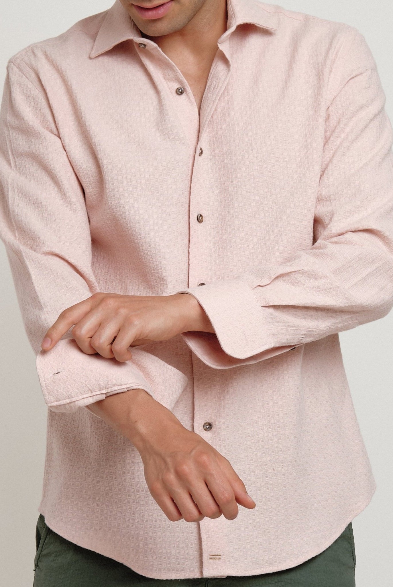 Camisa Estructura Arppi Rosa - Sohhan