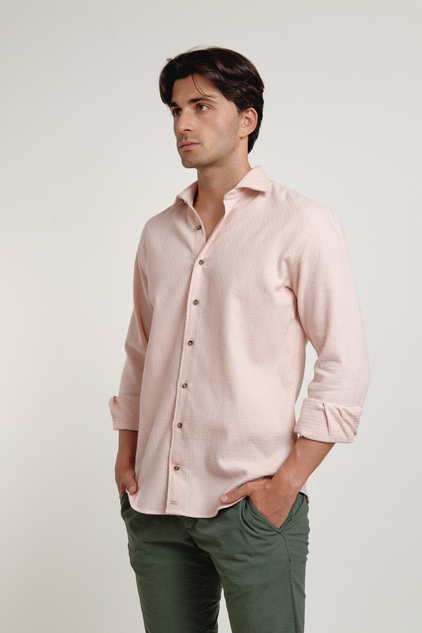 Camisa Estructura Arppi Rosa - Sohhan