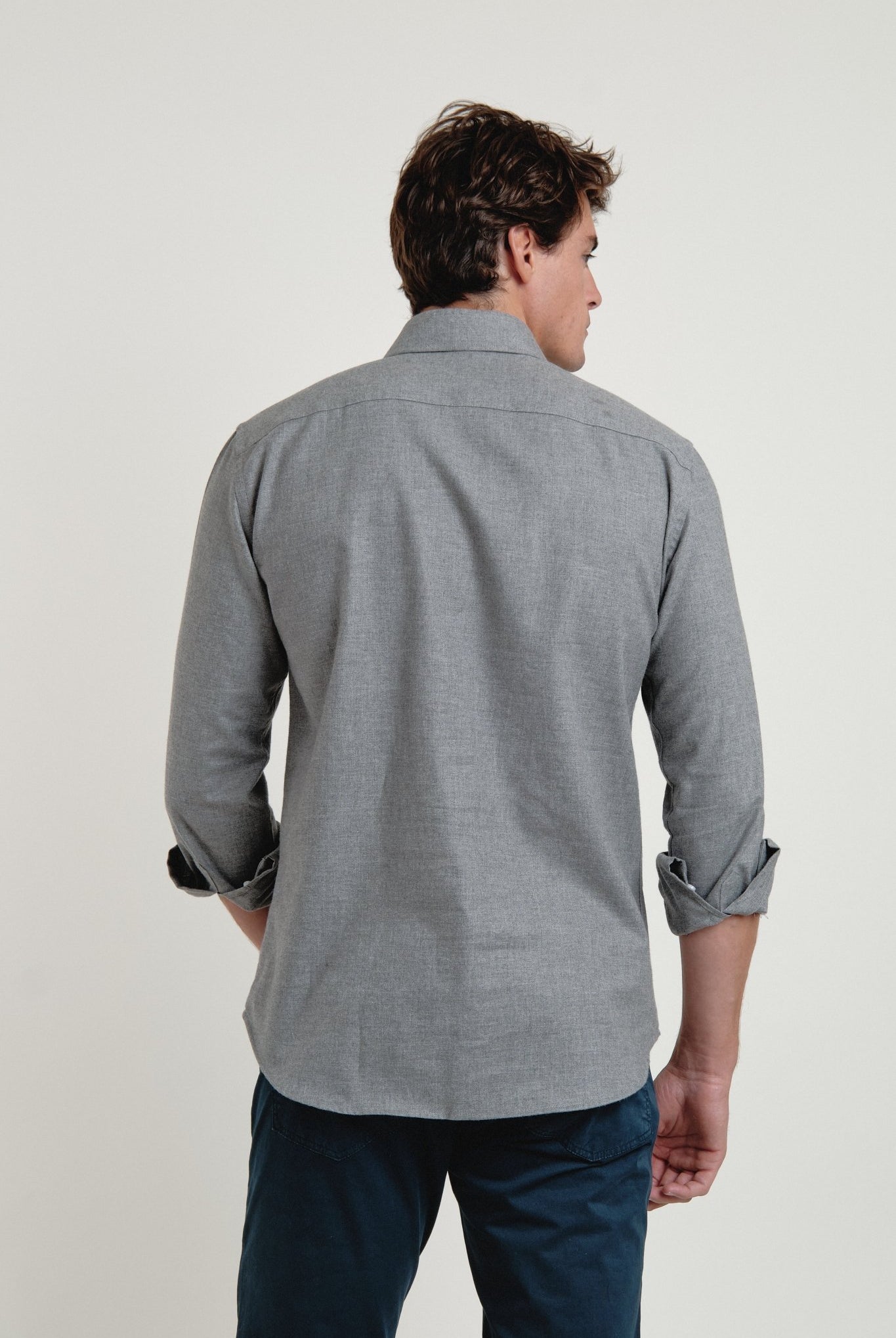 Camisa Franela Ember Gris - Sohhan