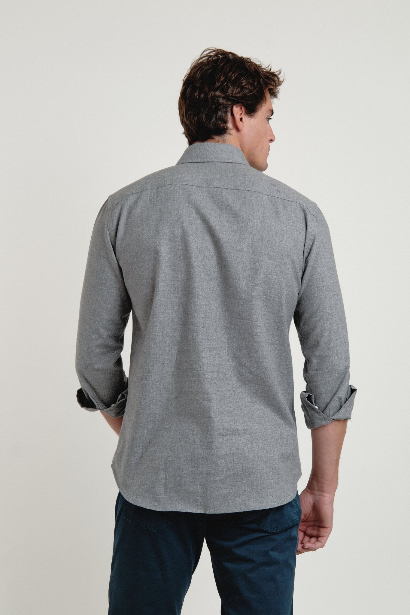 Camisa Franela Ember Gris - Sohhan