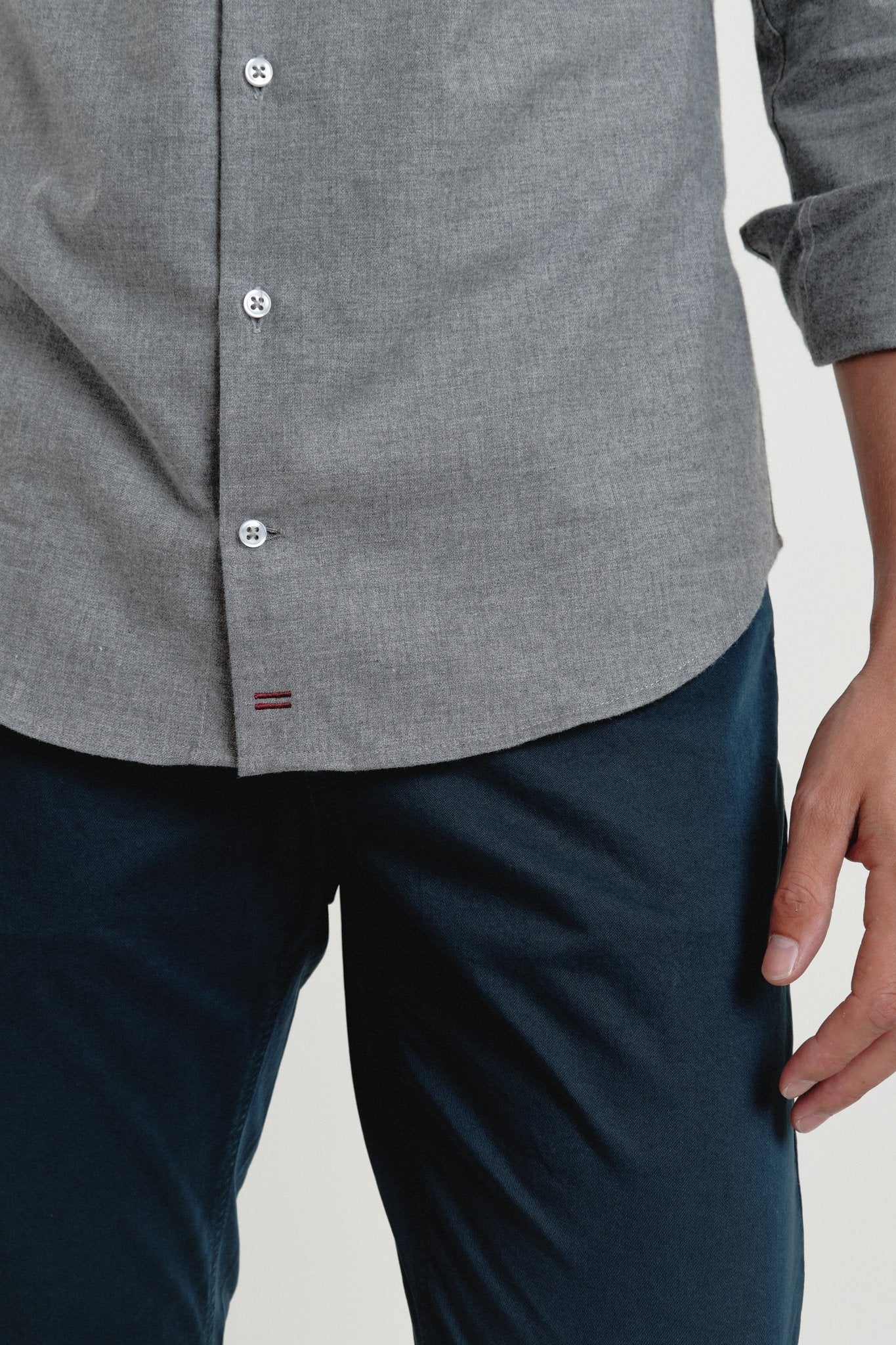 Camisa Franela Ember Gris - Sohhan