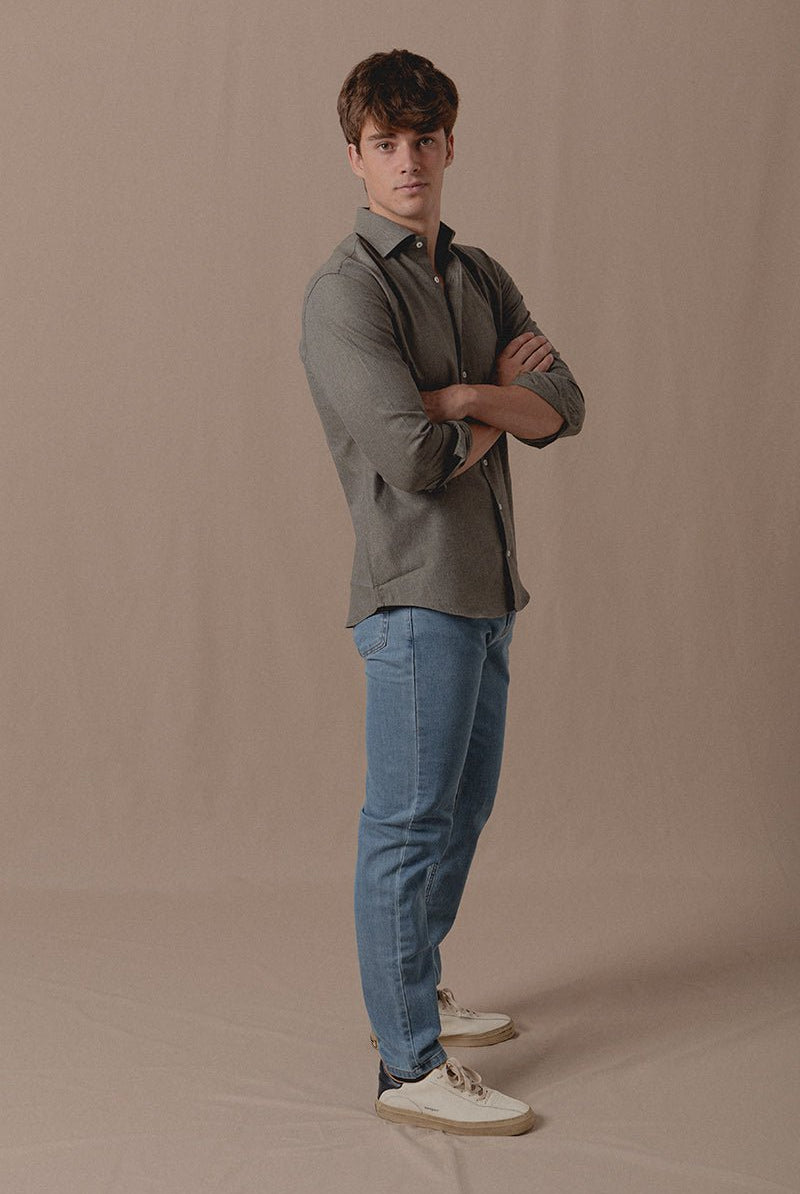 Camisa Franela Verde - Sohhan