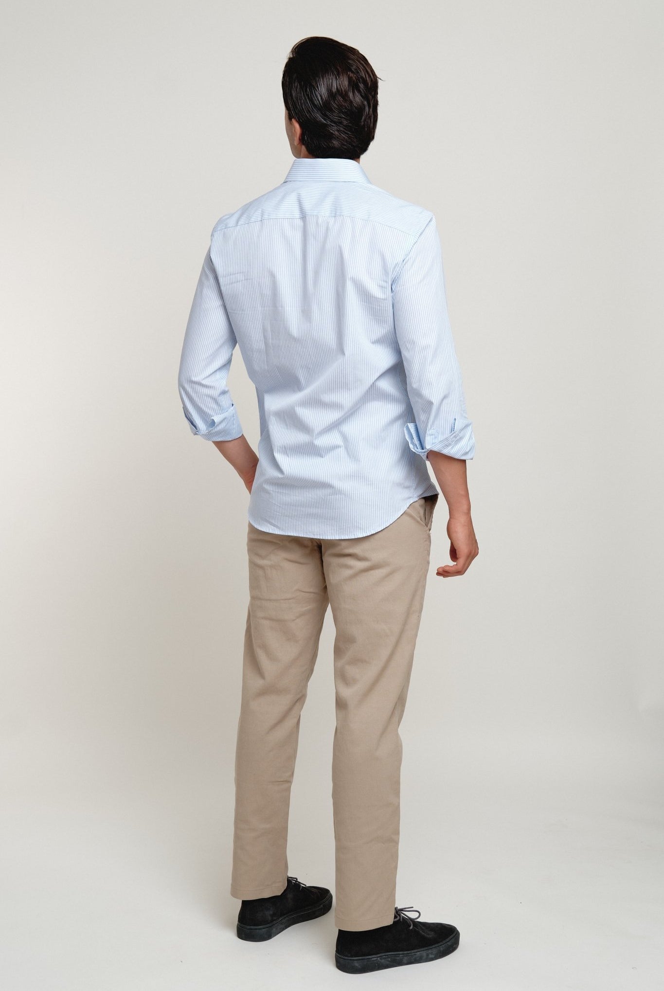 Camisa Harry Rayas Celeste - Sohhan