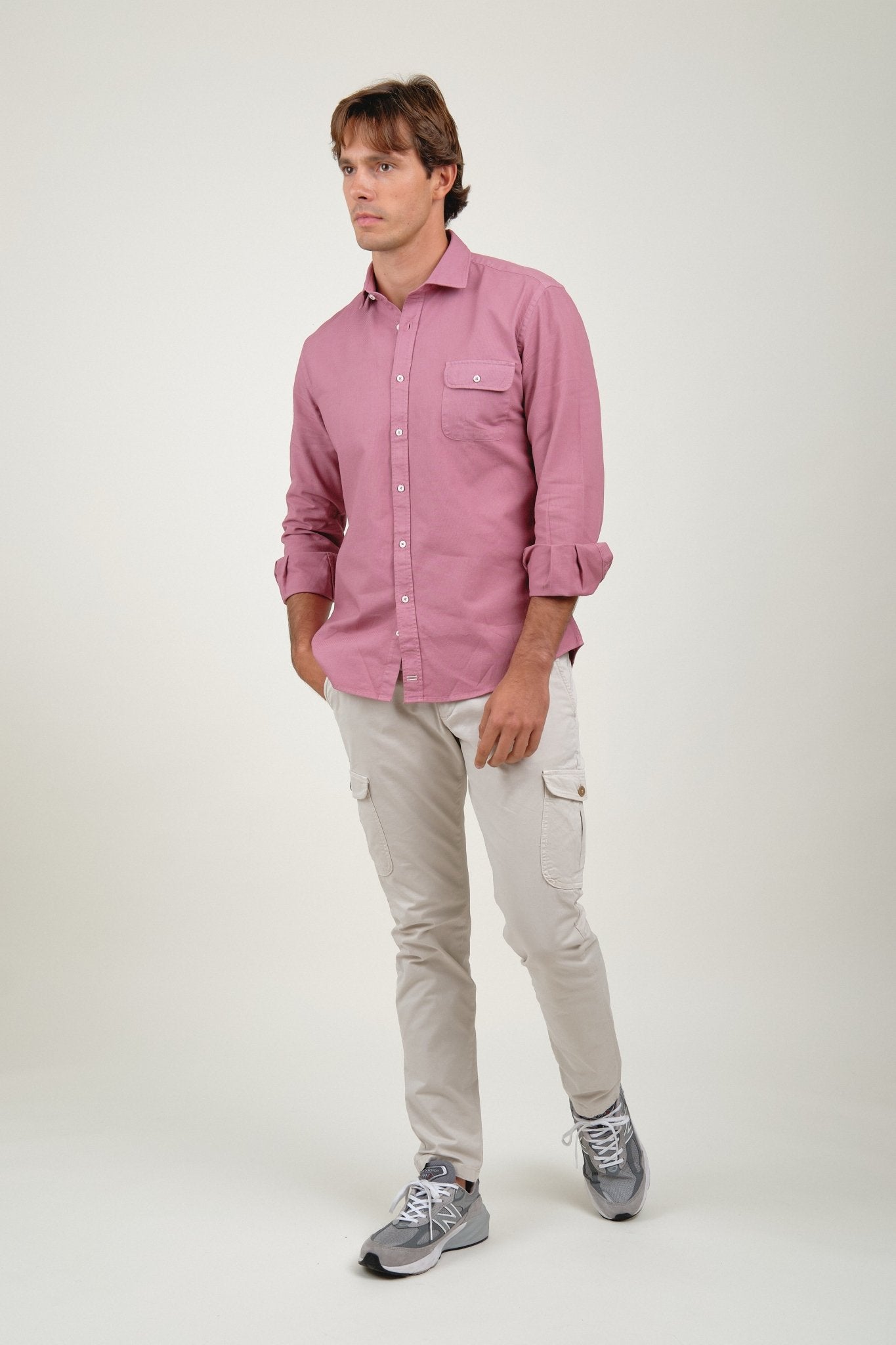 Camisa Ian Nido De Abeja Un Bolsillo Sintra - Sohhan