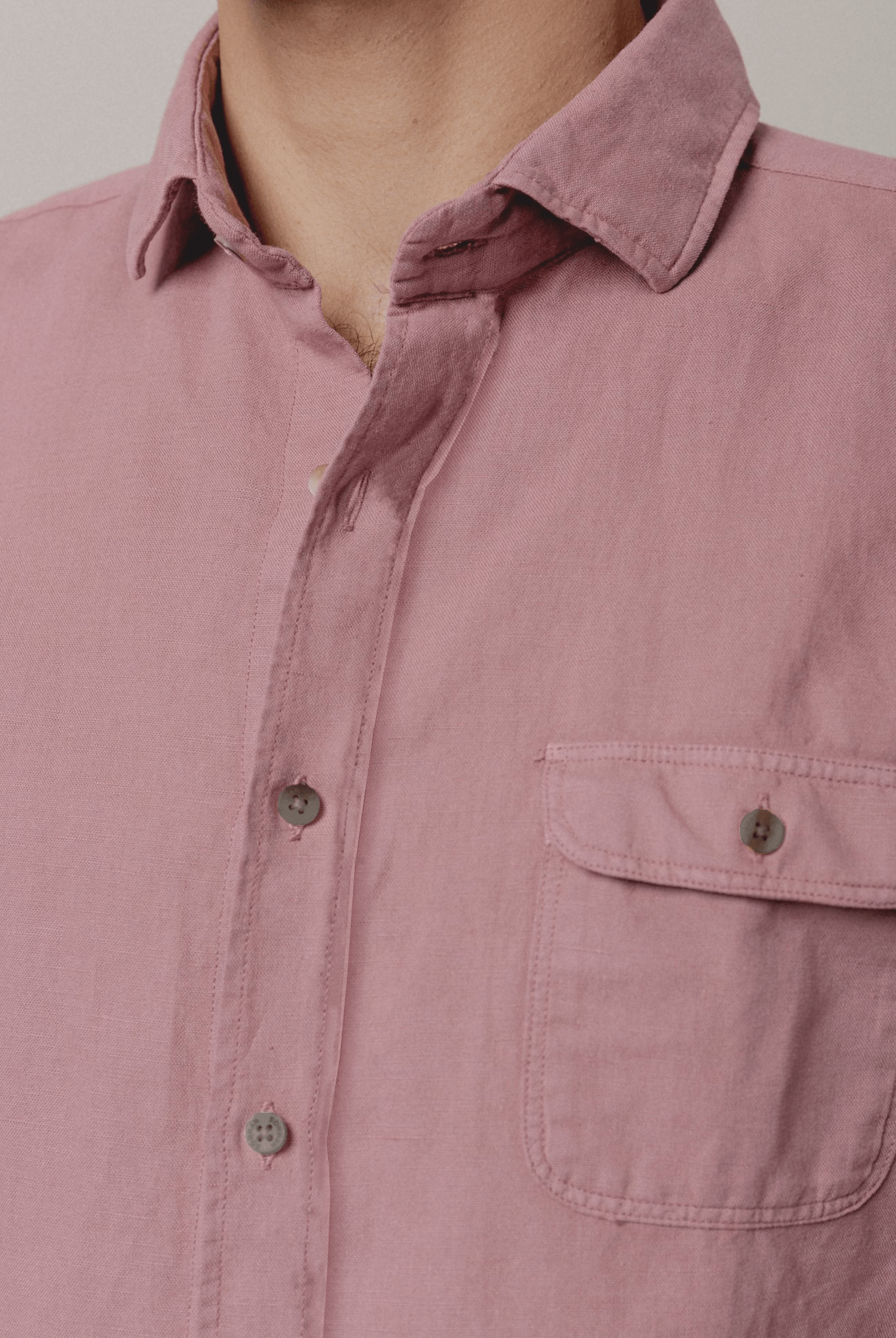 Camisa Lino Arrecife Un Bolsillo Sintra - Sohhan