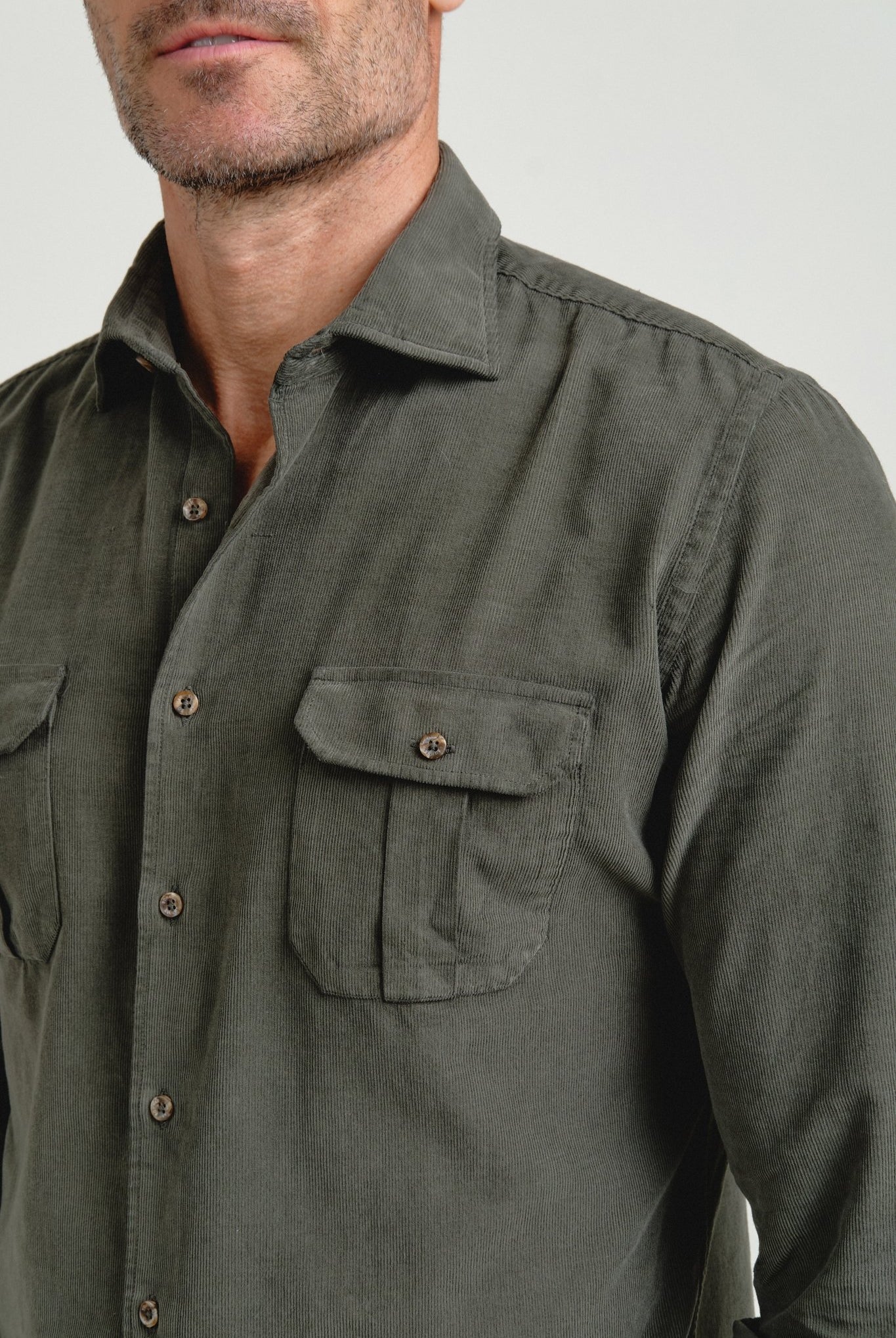 Camisa Micropana Tissor Sahara Verde - Sohhan