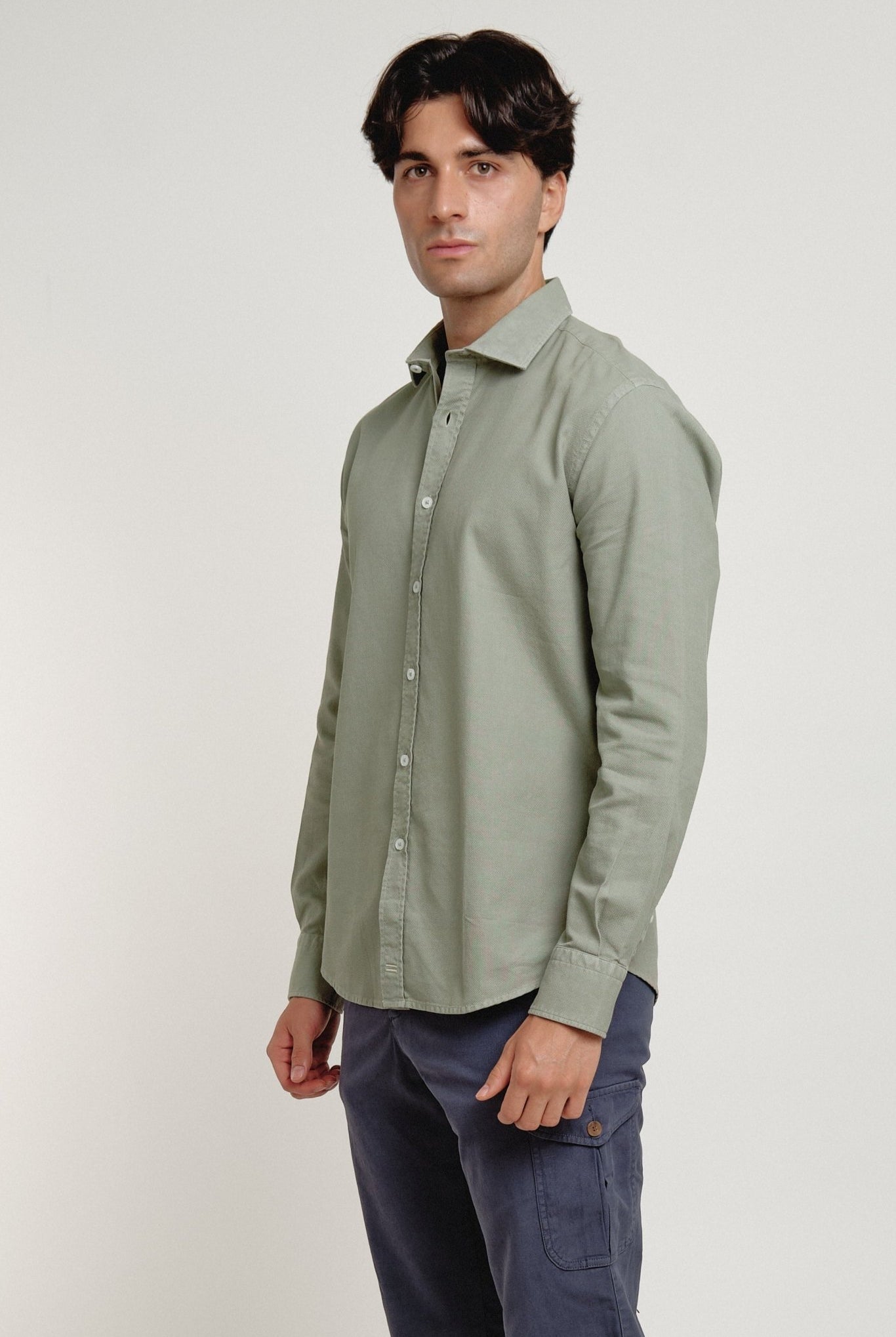 Camisa Nomad Estructura Verde Amazonas - Sohhan