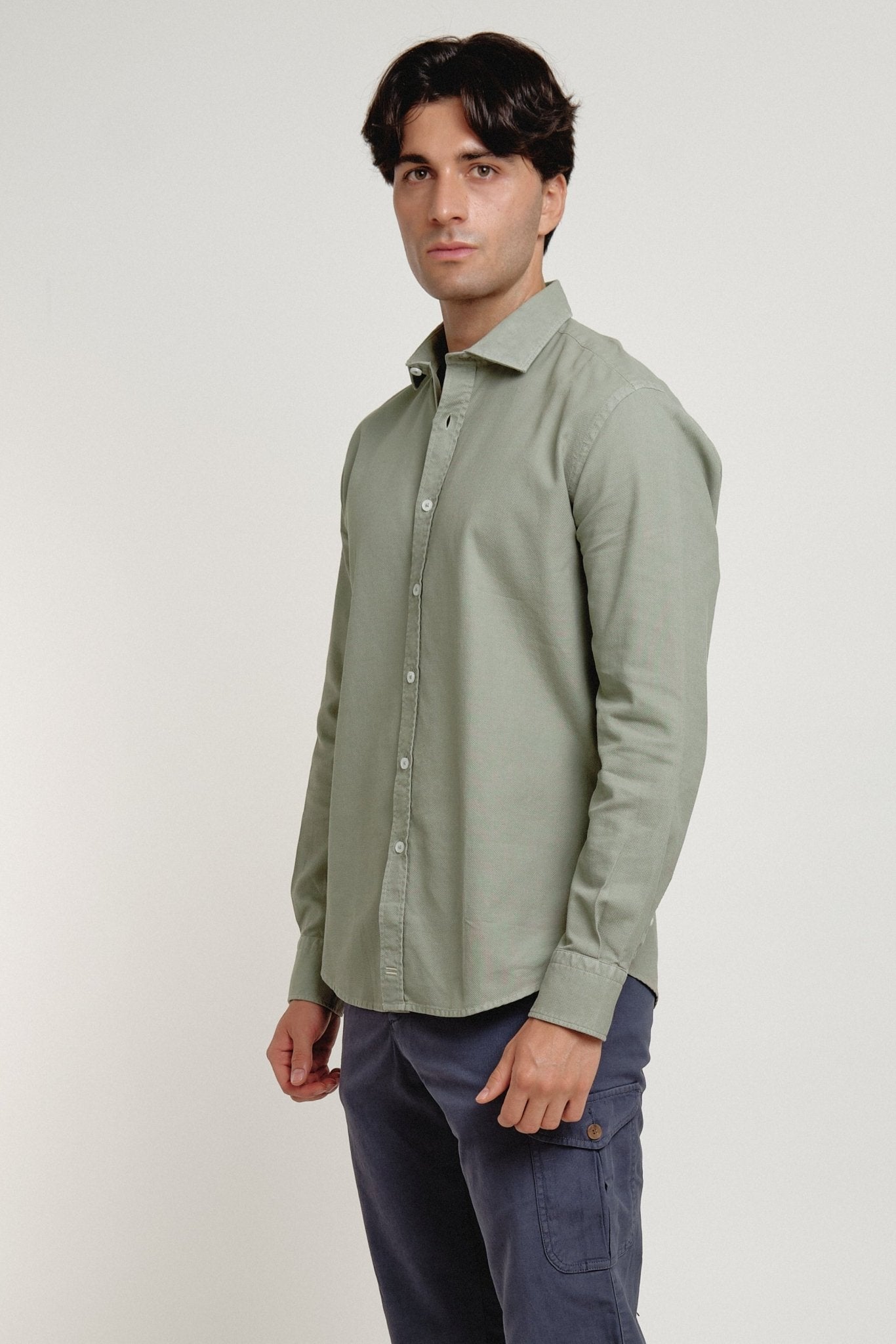 Camisa Nomad Estructura Verde Amazonas - Sohhan