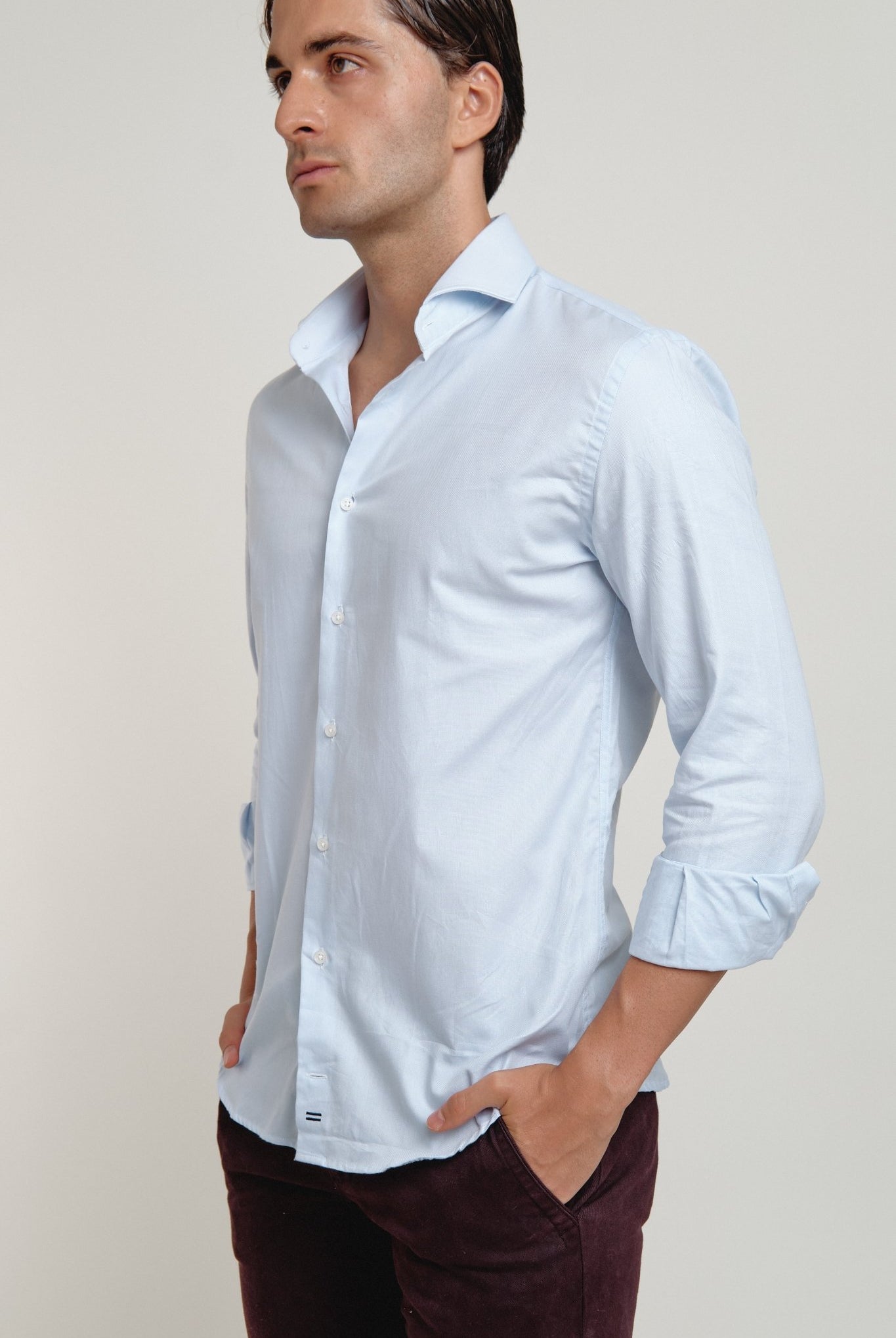 Camisa Oxford Classic Celeste - Sohhan