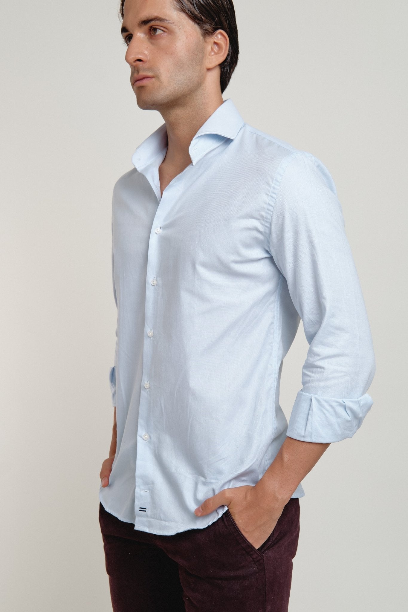 Camisa Oxford Classic Celeste - Sohhan