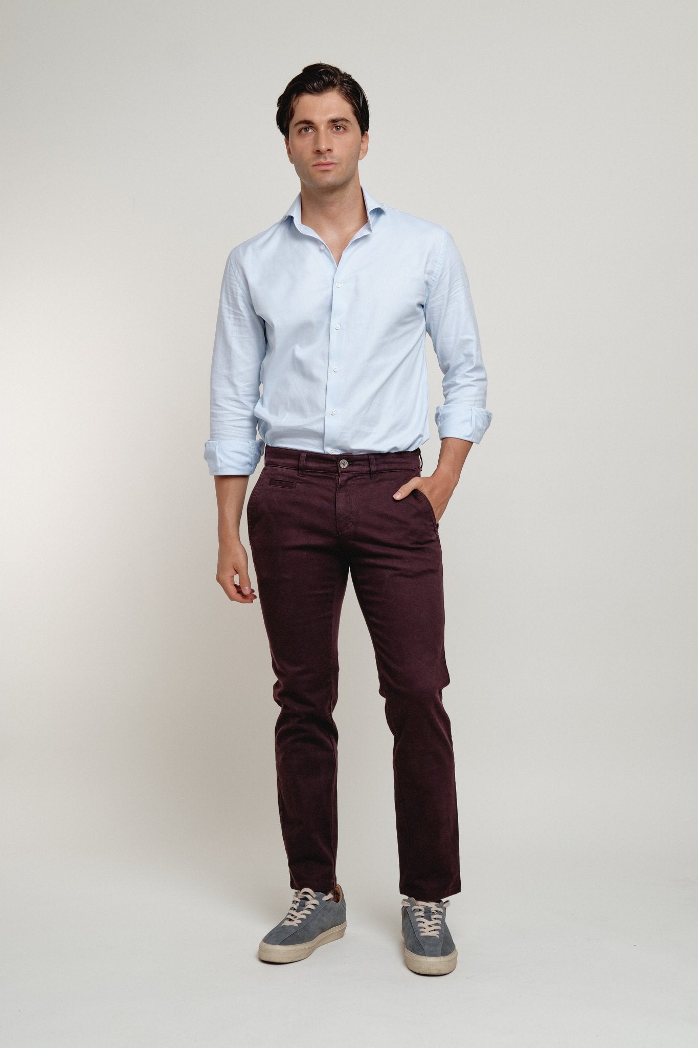 Camisa Oxford Classic Celeste - Sohhan