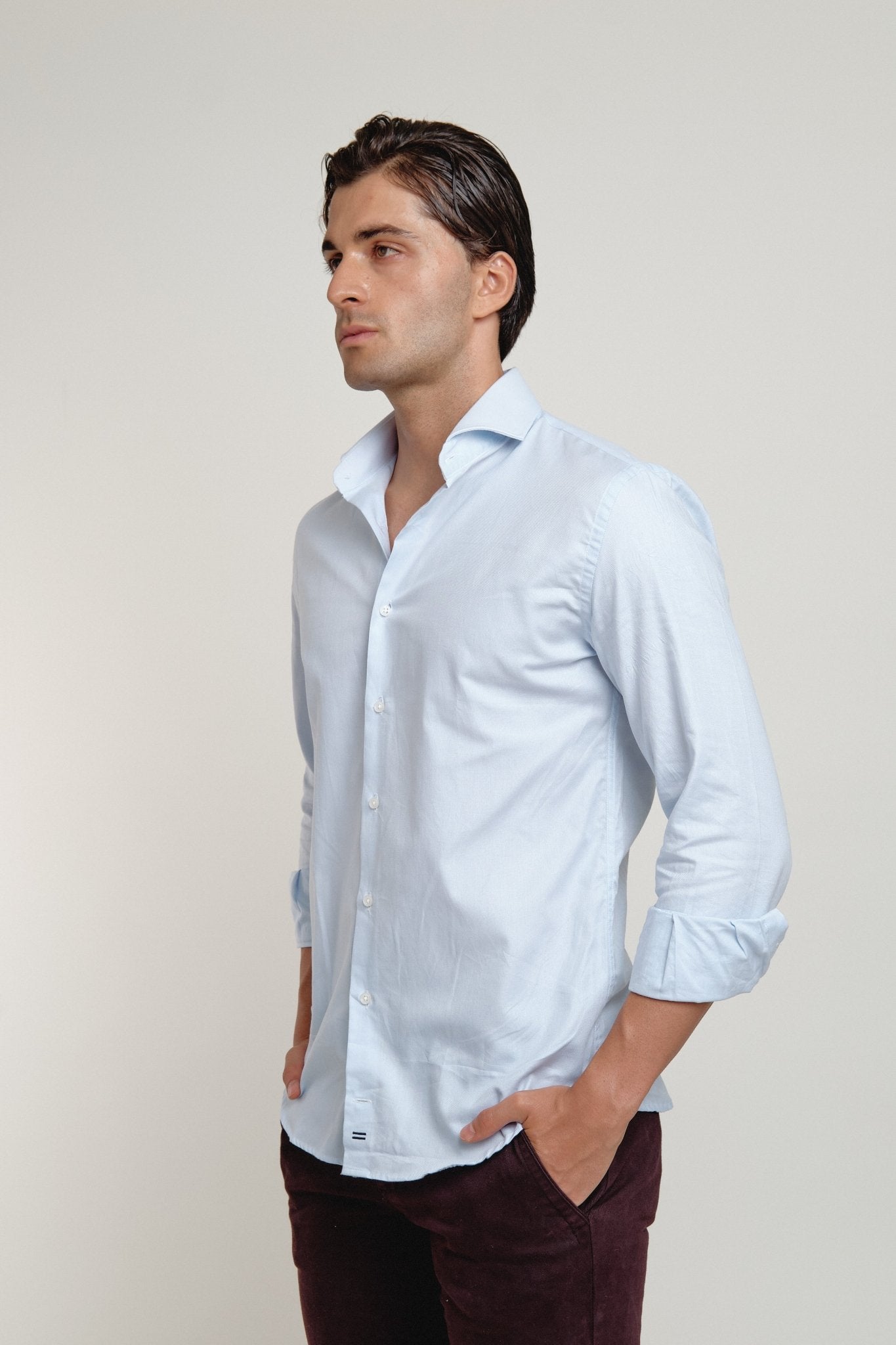 Camisa Oxford Classic Celeste - Sohhan