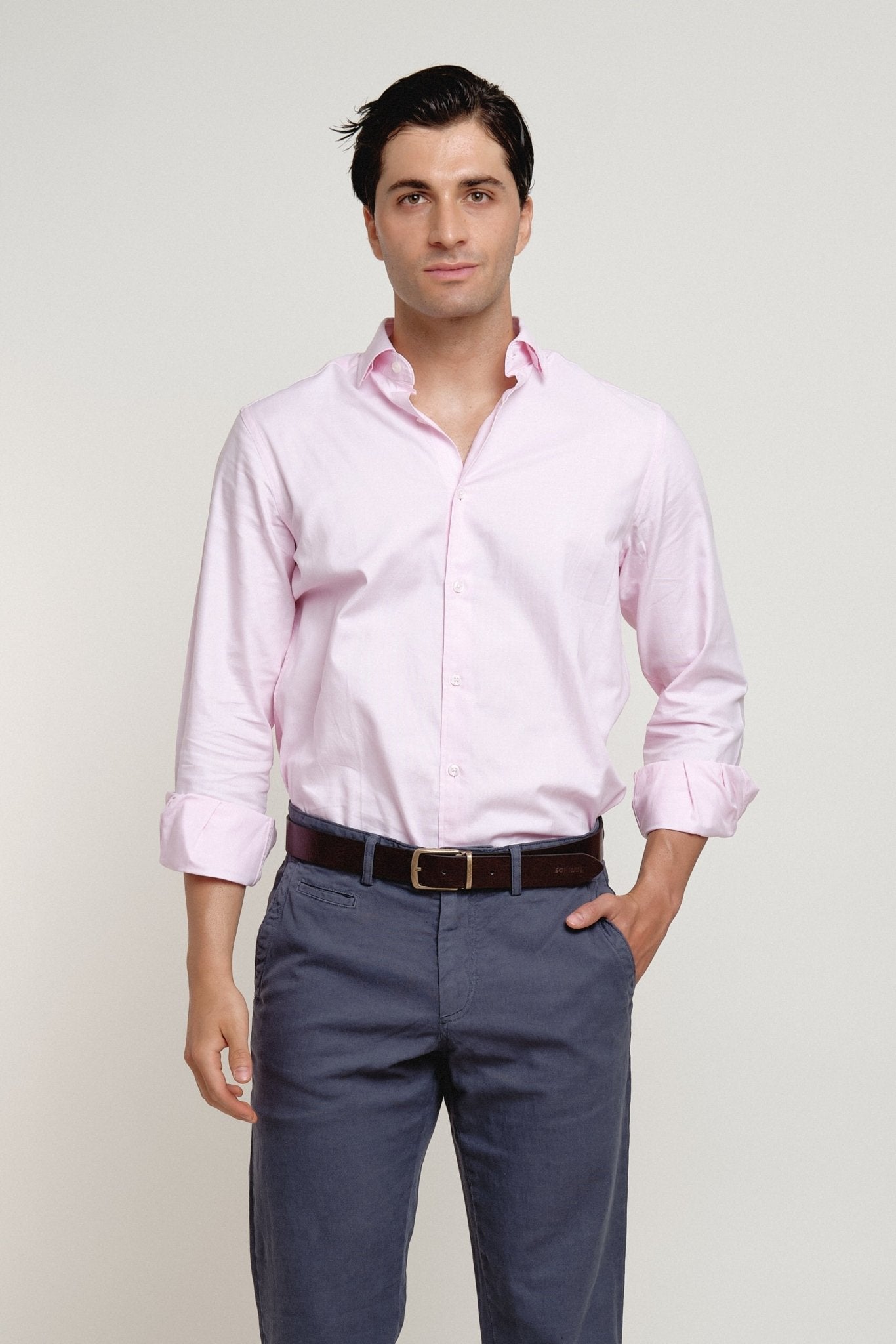 Camisa Oxford Classic Rosa - Sohhan