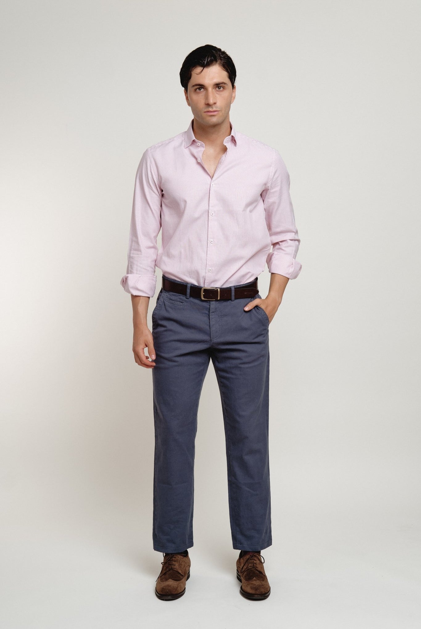 Camisa Oxford Harry Raya Coral - Sohhan