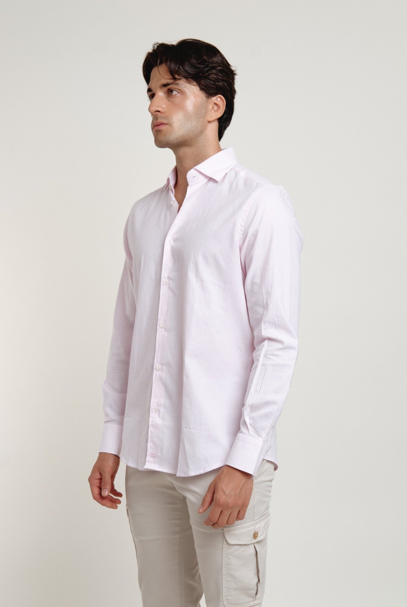 Camisa Oxford Harry Raya Rosa - Sohhan