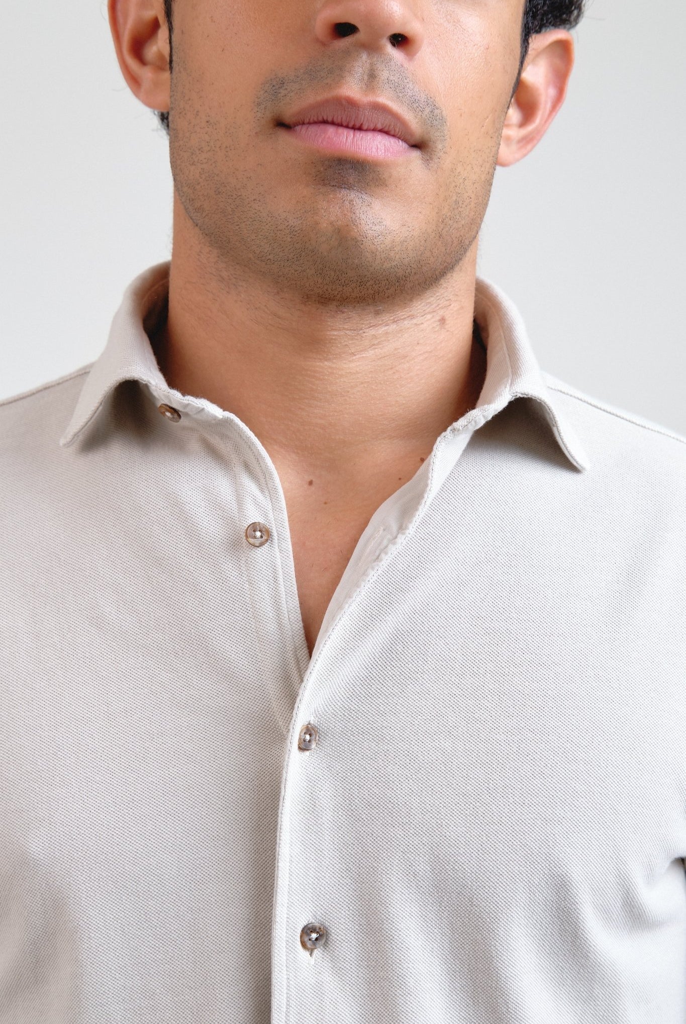 Camisa Piqué Bellandi Crudo - Sohhan