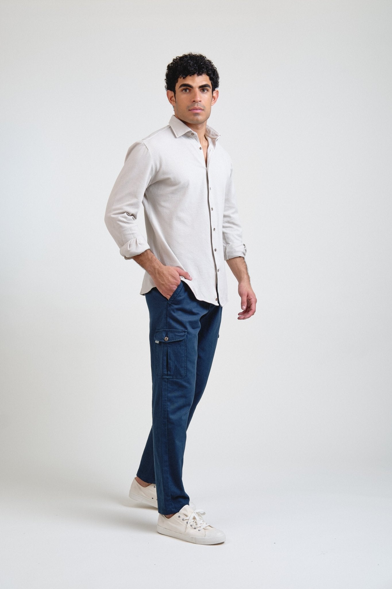 Camisa Piqué Bellandi Crudo - Sohhan