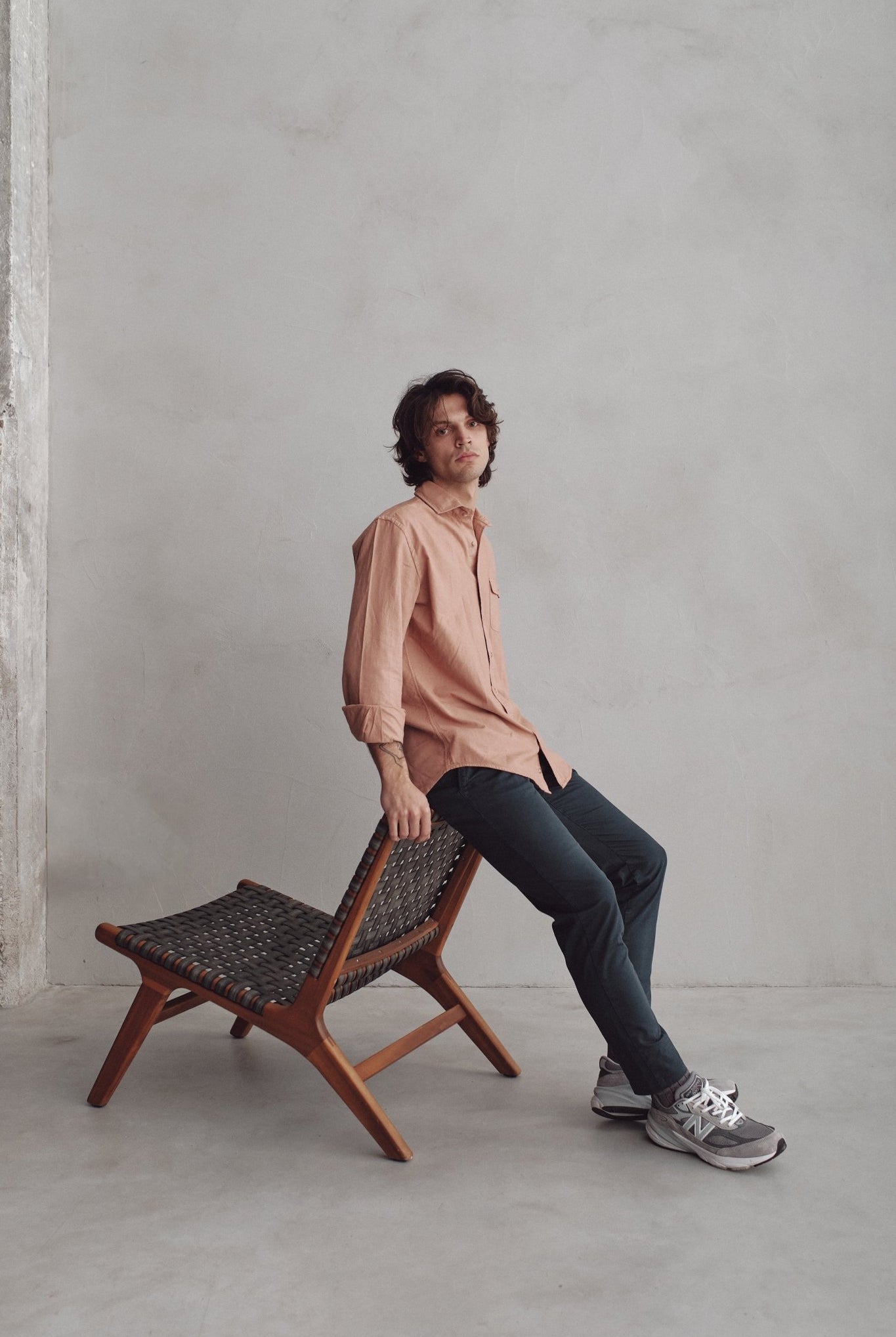 Camisa Troy Un Bolsillo Teja - Sohhan