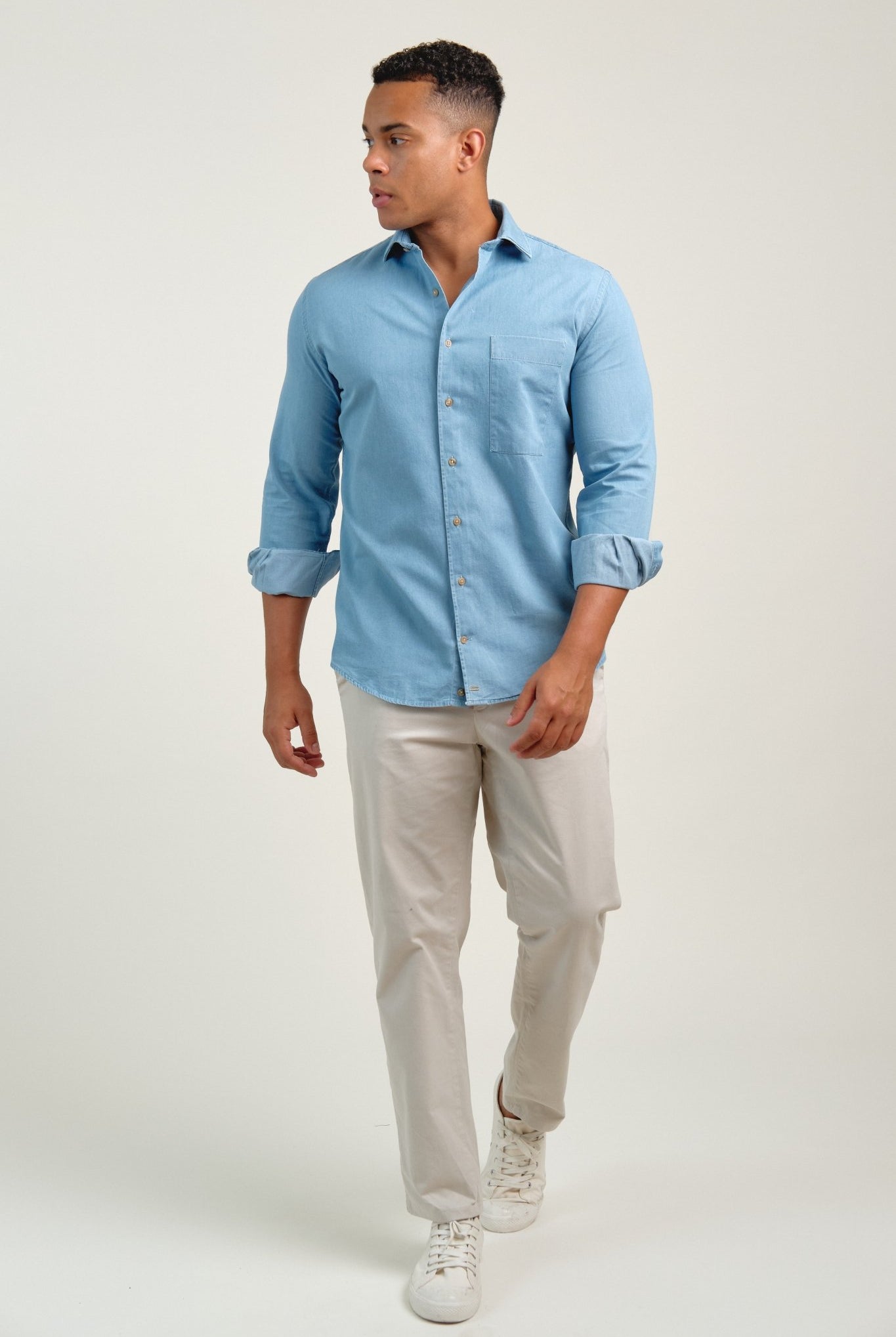 Camisa Vaquera Greyson Un Bolsillo - Sohhan