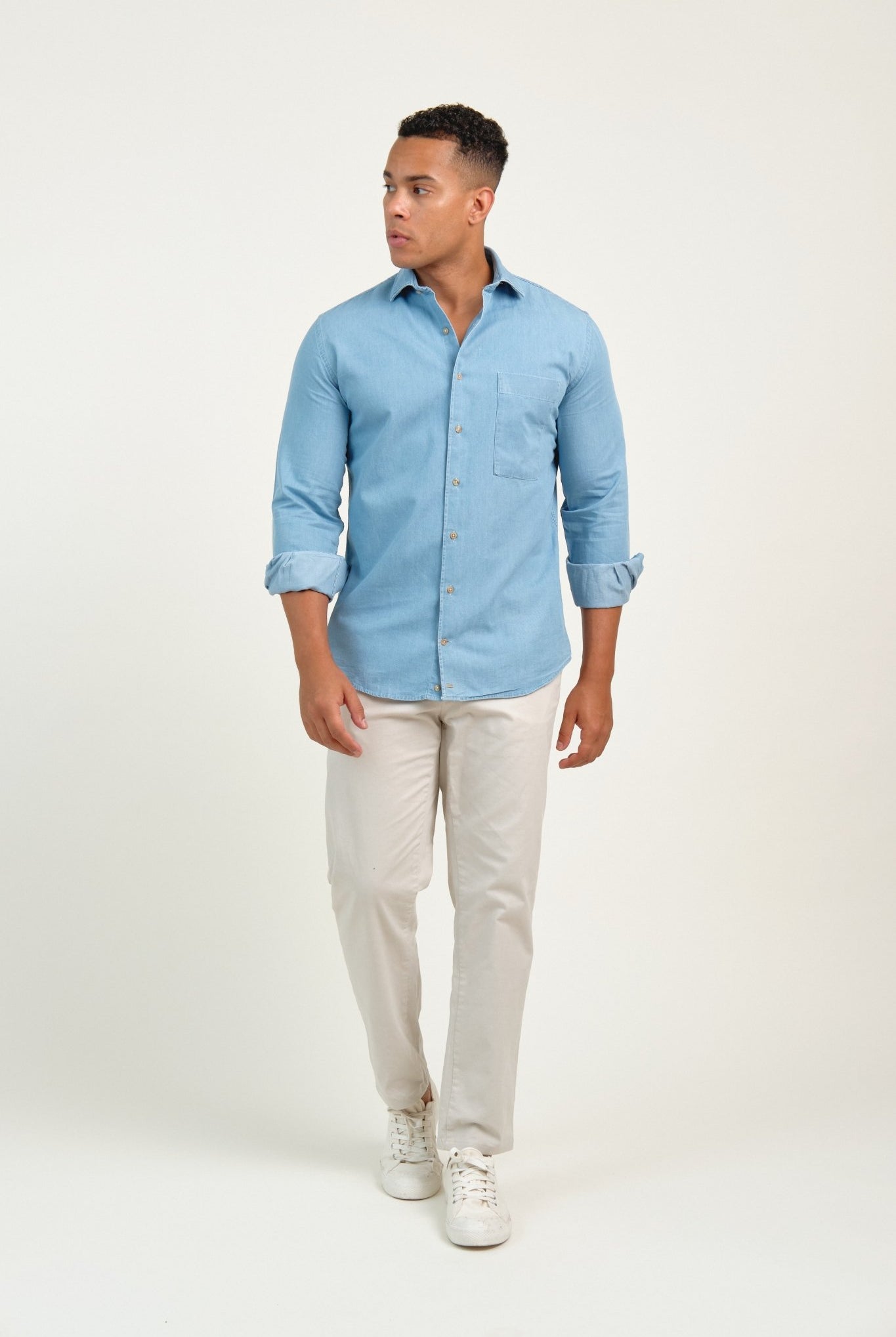 Camisa Vaquera Greyson Un Bolsillo - Sohhan