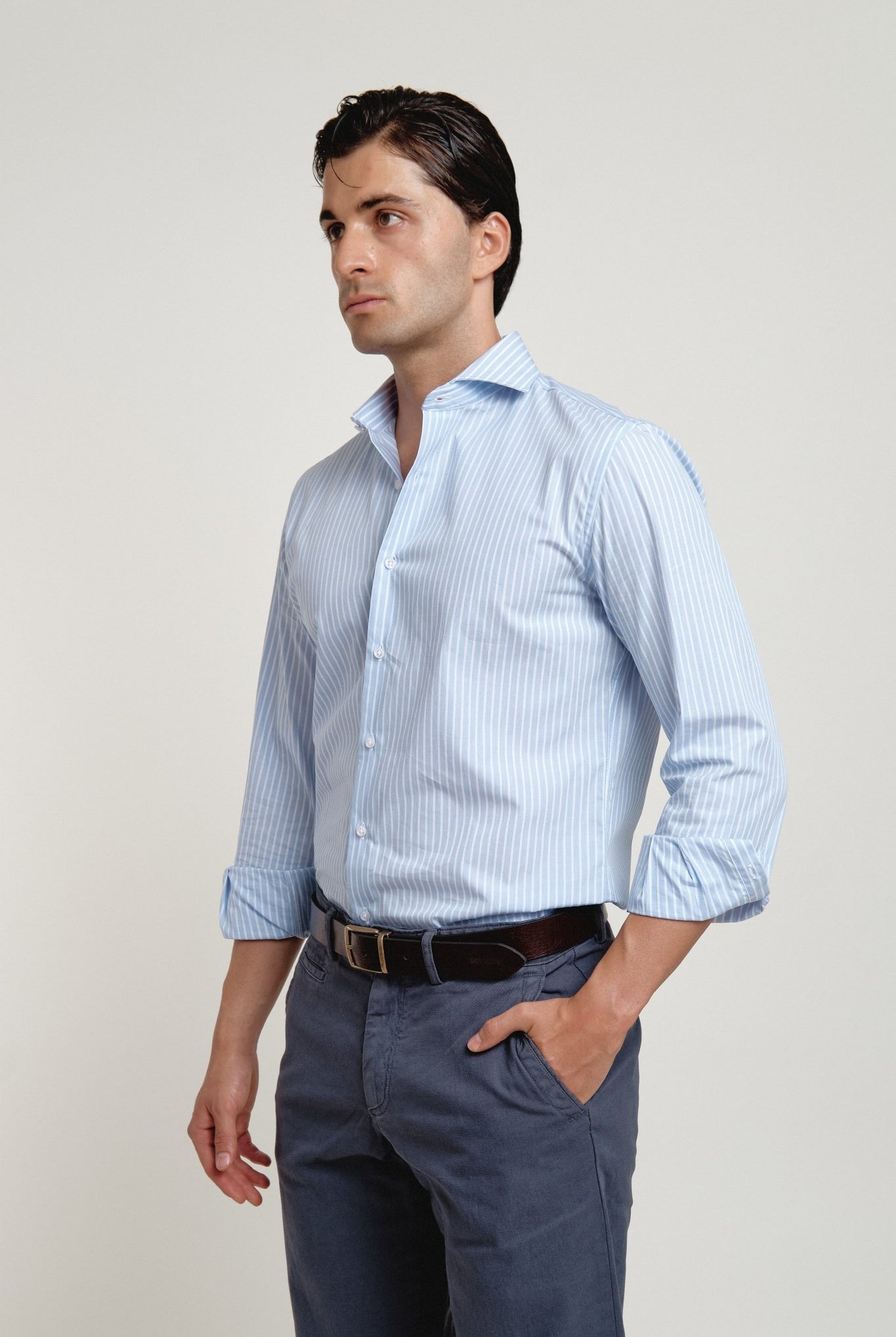 Camisa Vestir Amalfi Rayas - Sohhan