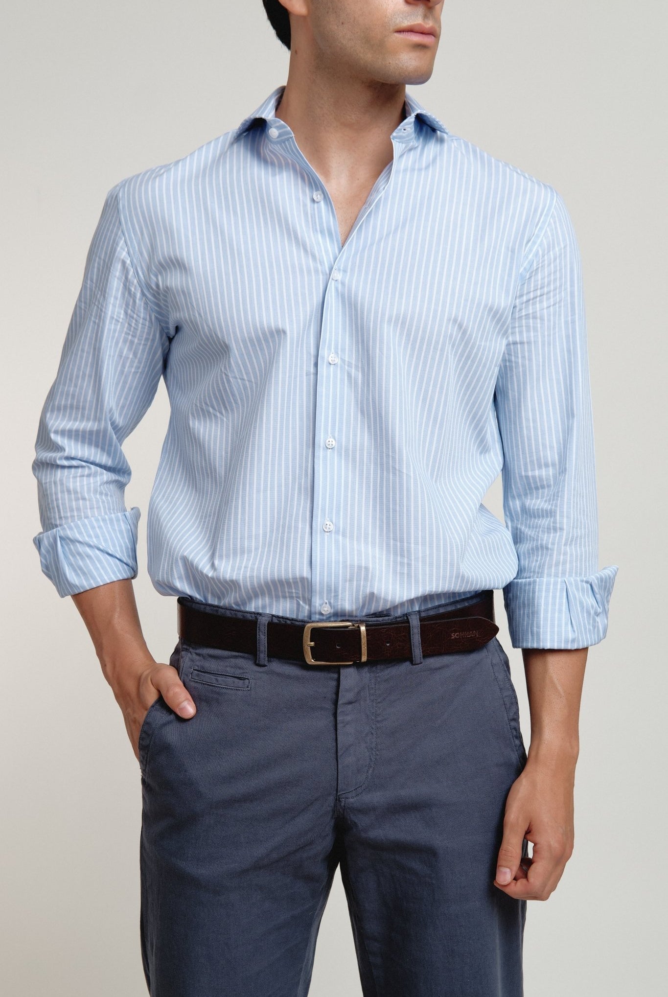 Camisa Vestir Amalfi Rayas - Sohhan