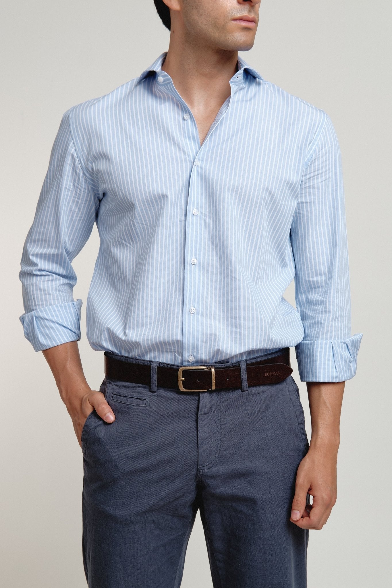 Camisa Vestir Amalfi Rayas - Sohhan