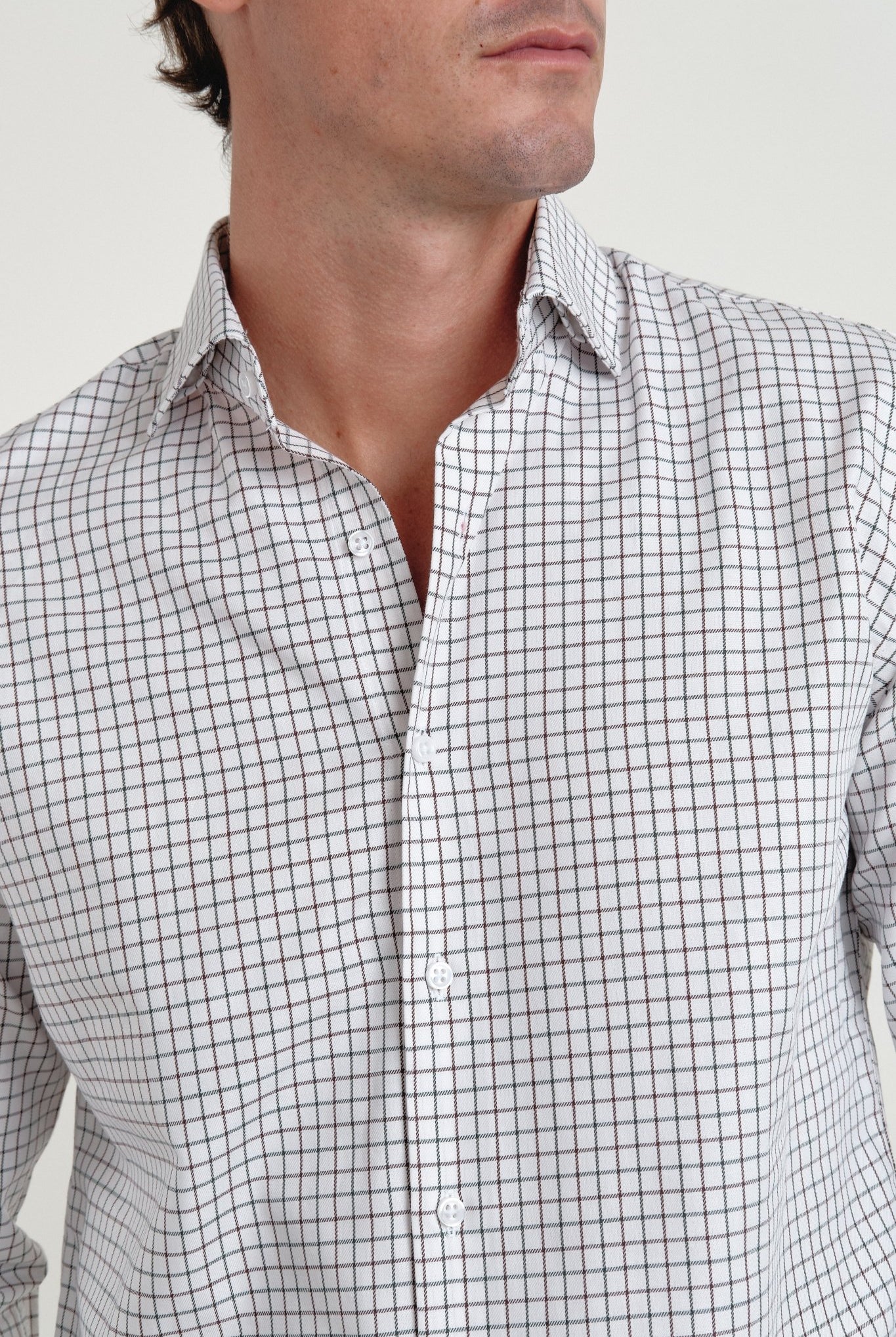 Camisa Villela Marrón y Verde - Sohhan