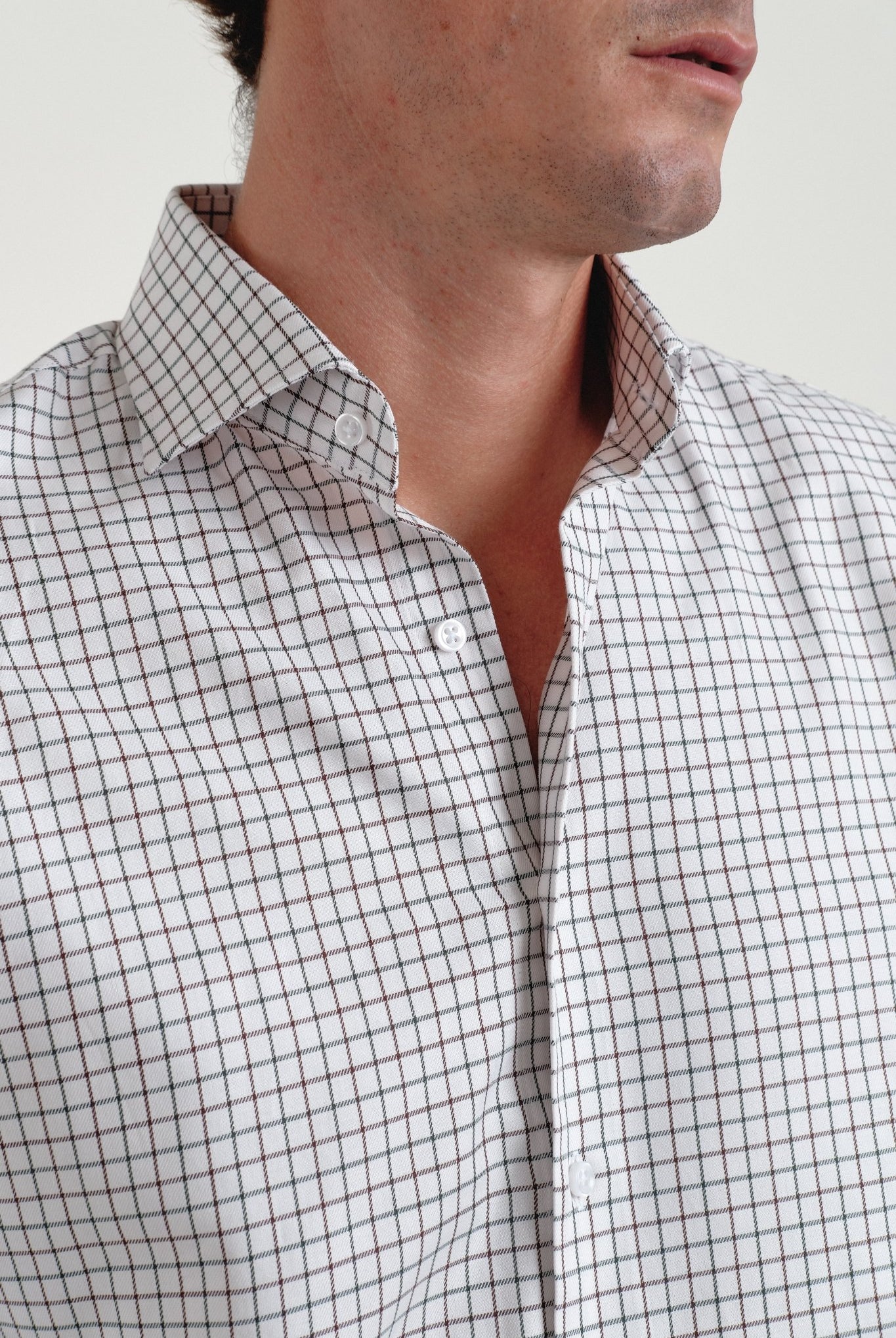 Camisa Villela Marrón y Verde - Sohhan