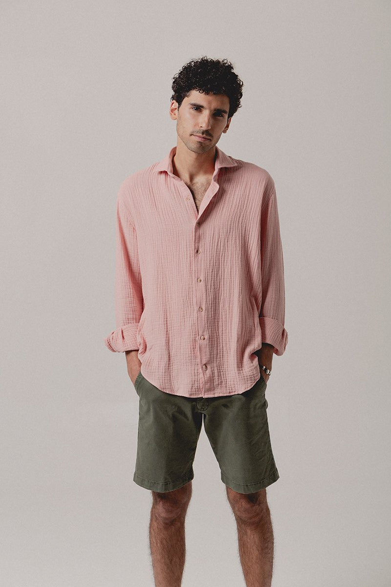 Camisa Waves Dark Petal - Sohhan