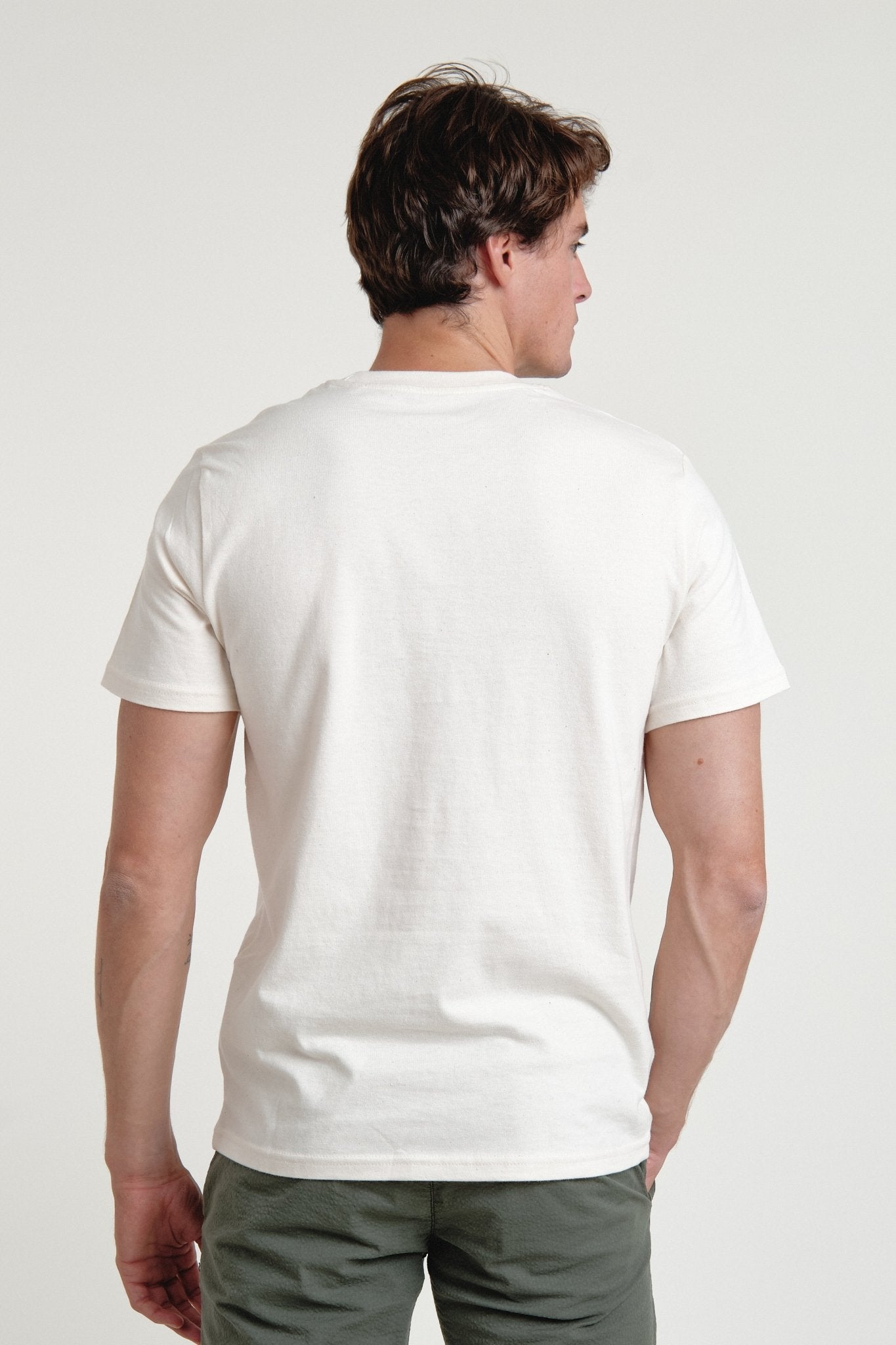 Camiseta Coltry Beige Basica - Sohhan
