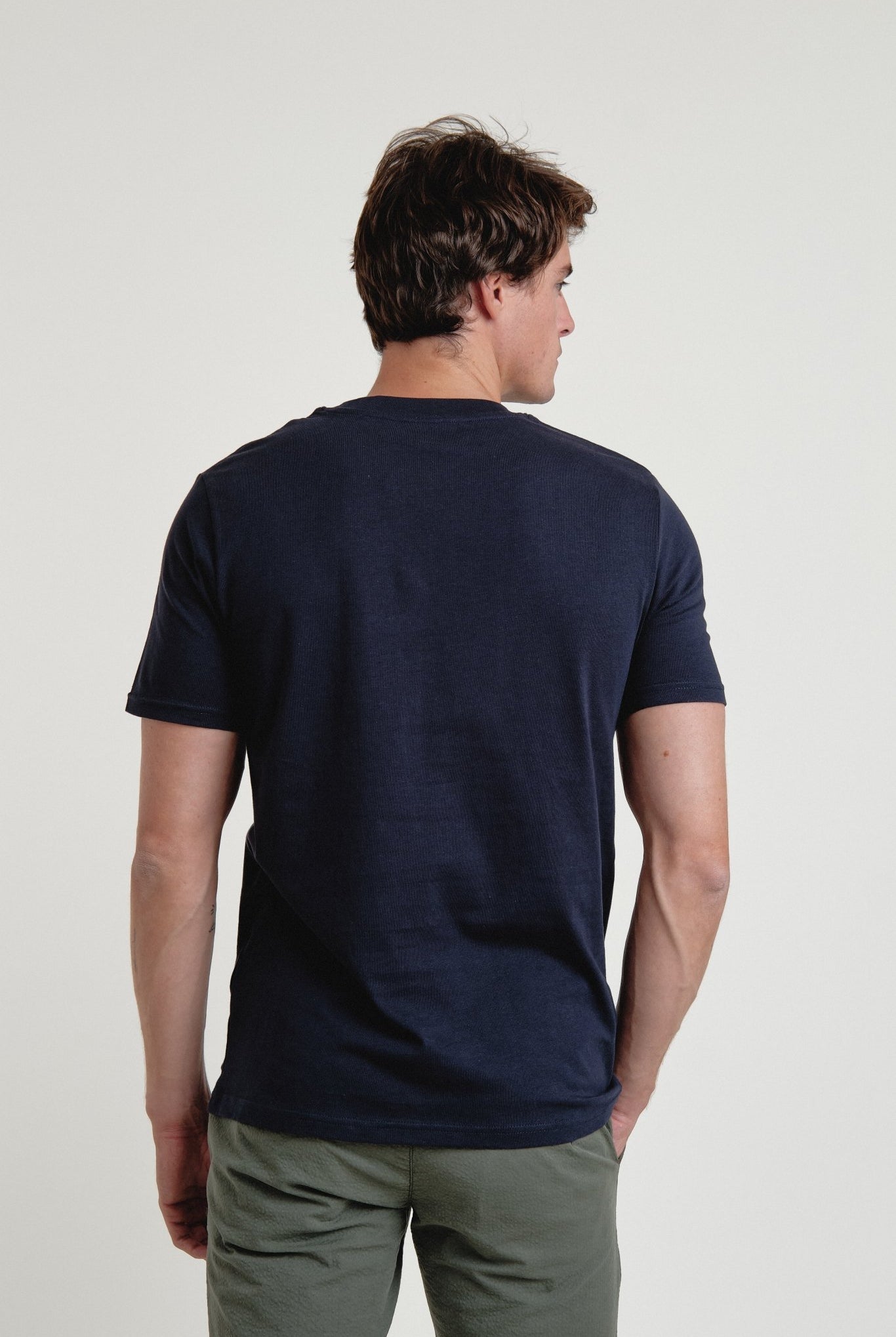 Camiseta Coltry Marino Básica - Sohhan