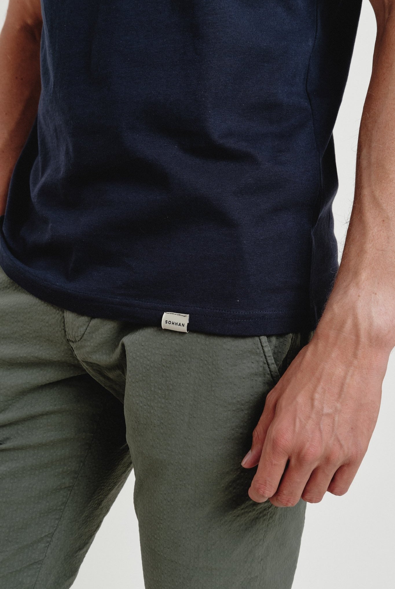 Camiseta Coltry Marino Básica - Sohhan