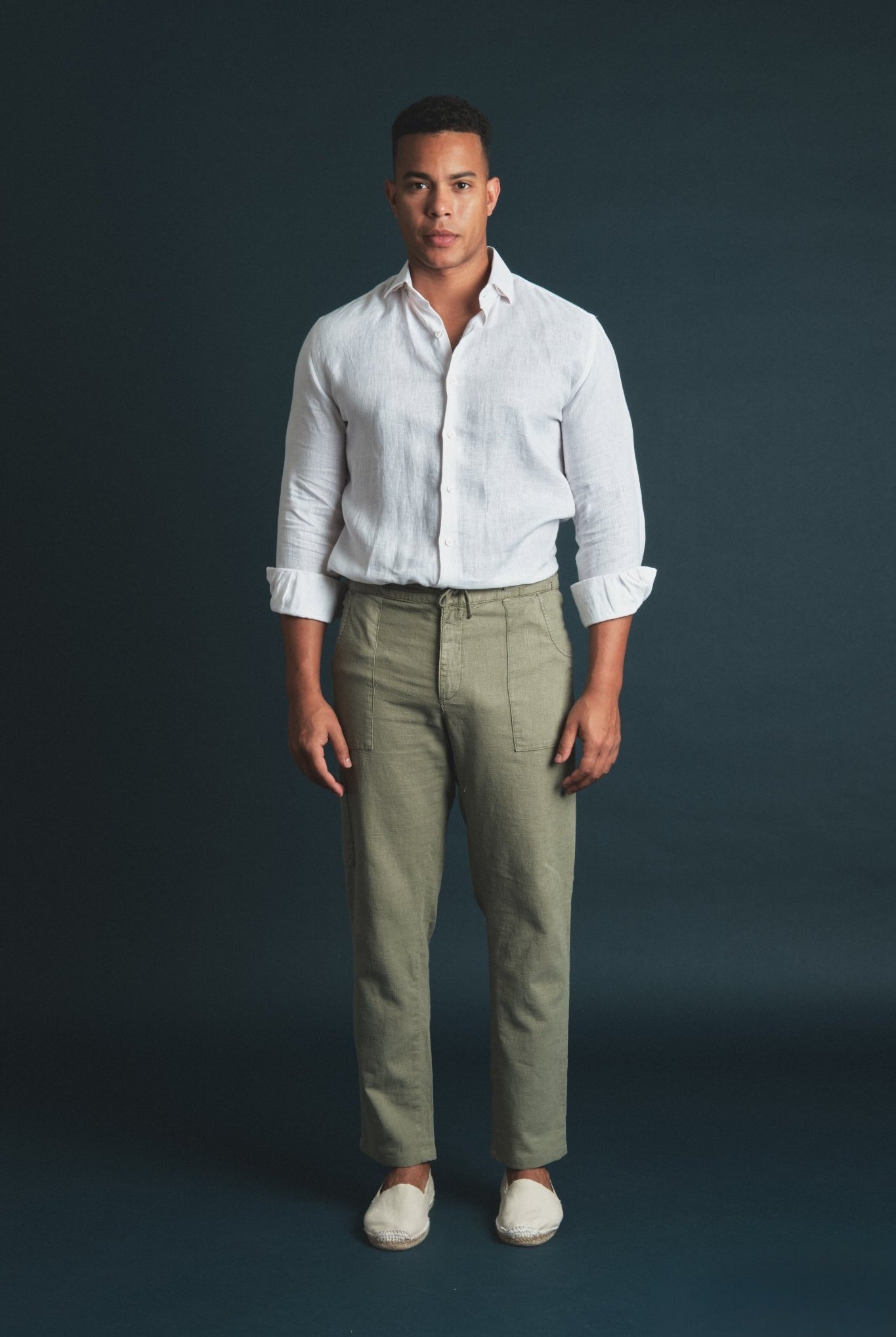 Cargo Linen Green Hustle Heritage - Sohhan