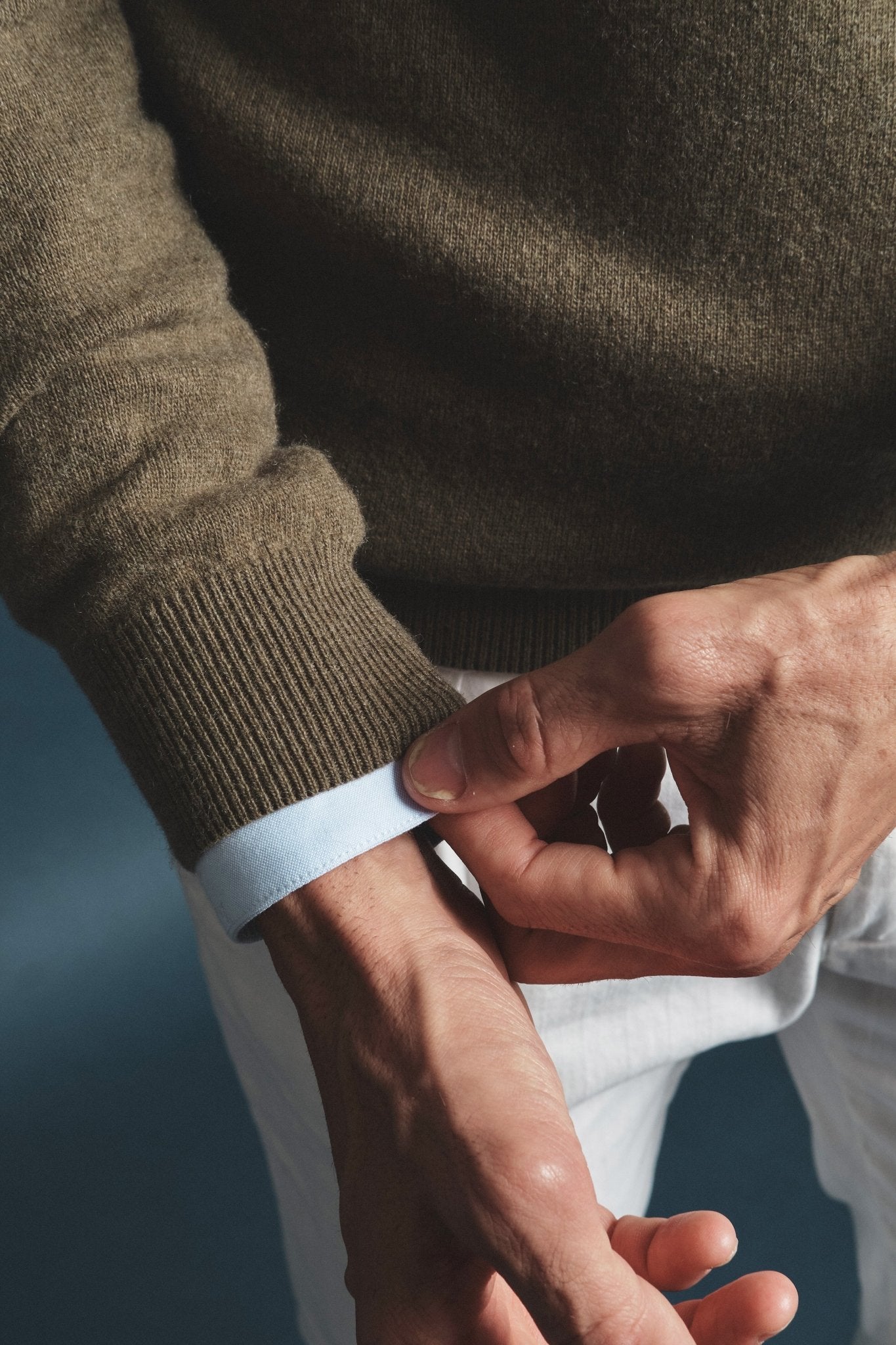 Cashmere Sweater Green Hustle Heritage - Sohhan