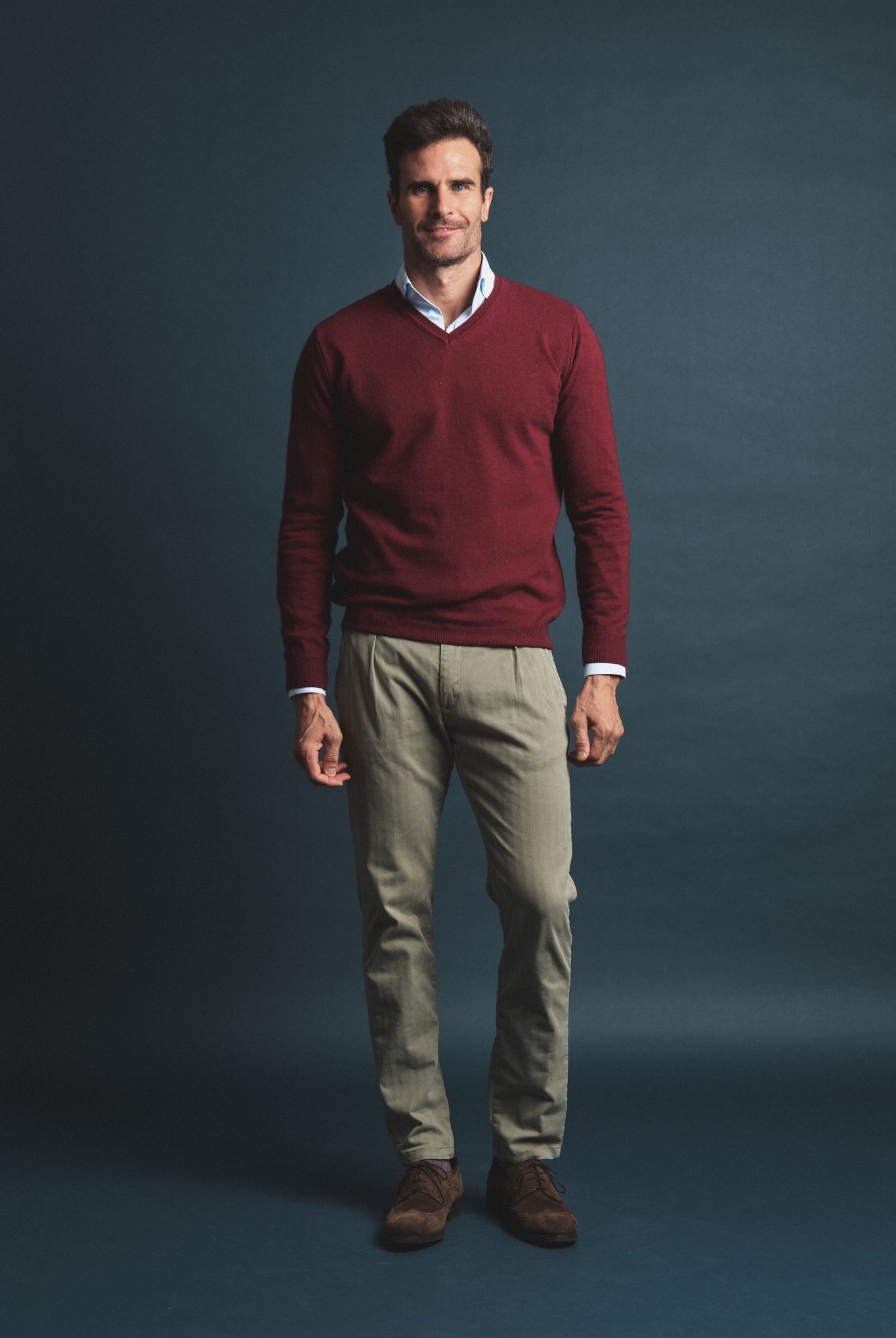 Cashmere Sweater Terracotta Hustle Heritage - Sohhan
