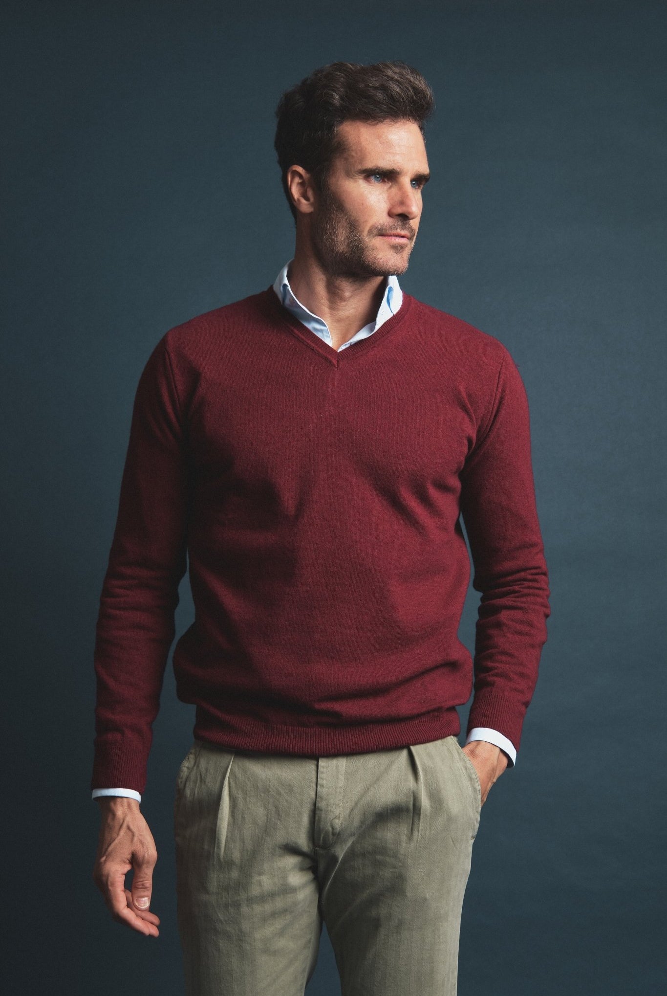 Cashmere Sweater Terracotta Hustle Heritage - Sohhan