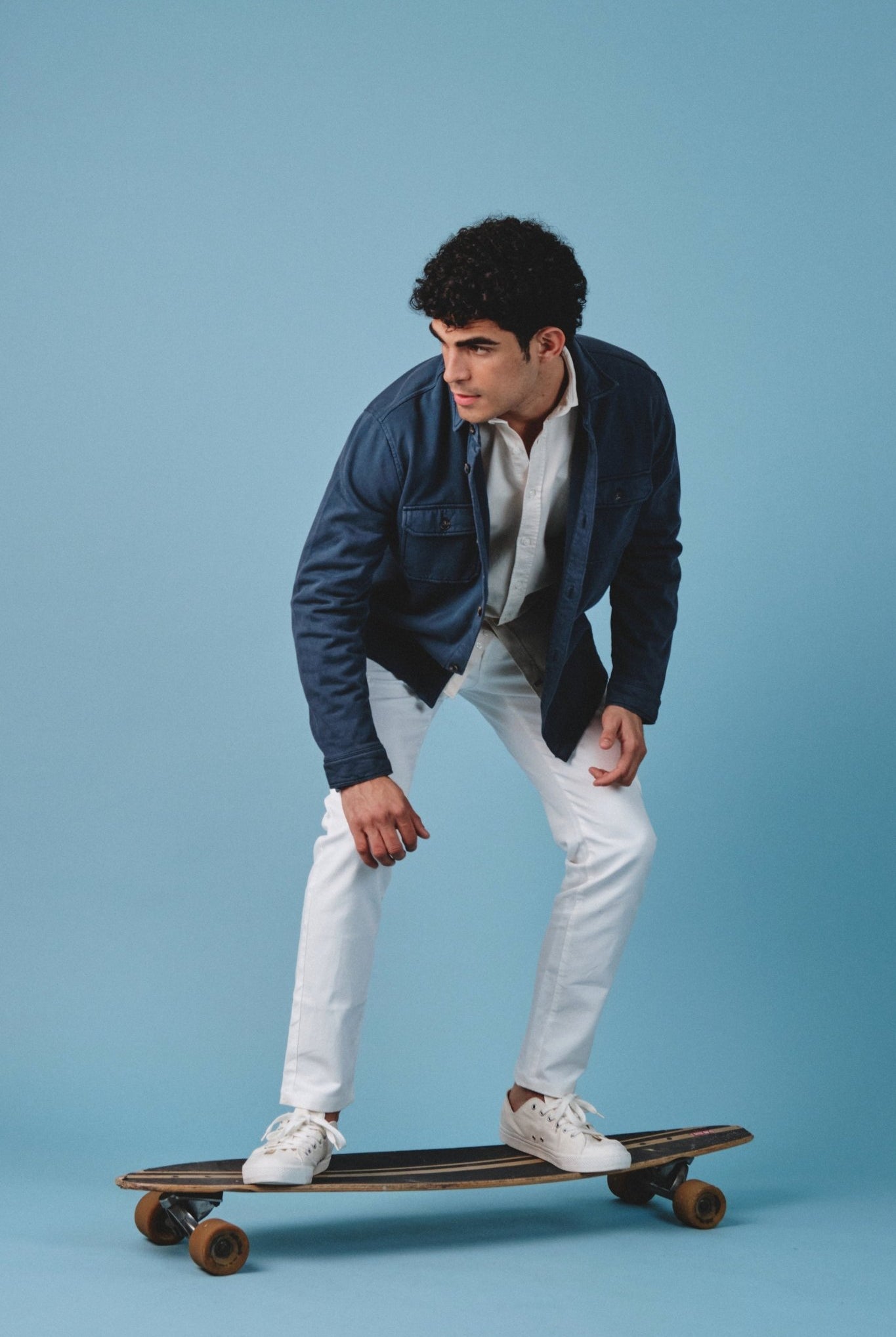 Chaqueta Marlow Felpa Marino - Sohhan