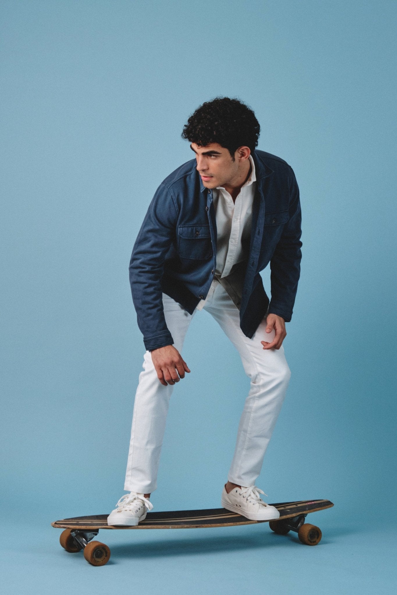 Chaqueta Marlow Felpa Marino - Sohhan