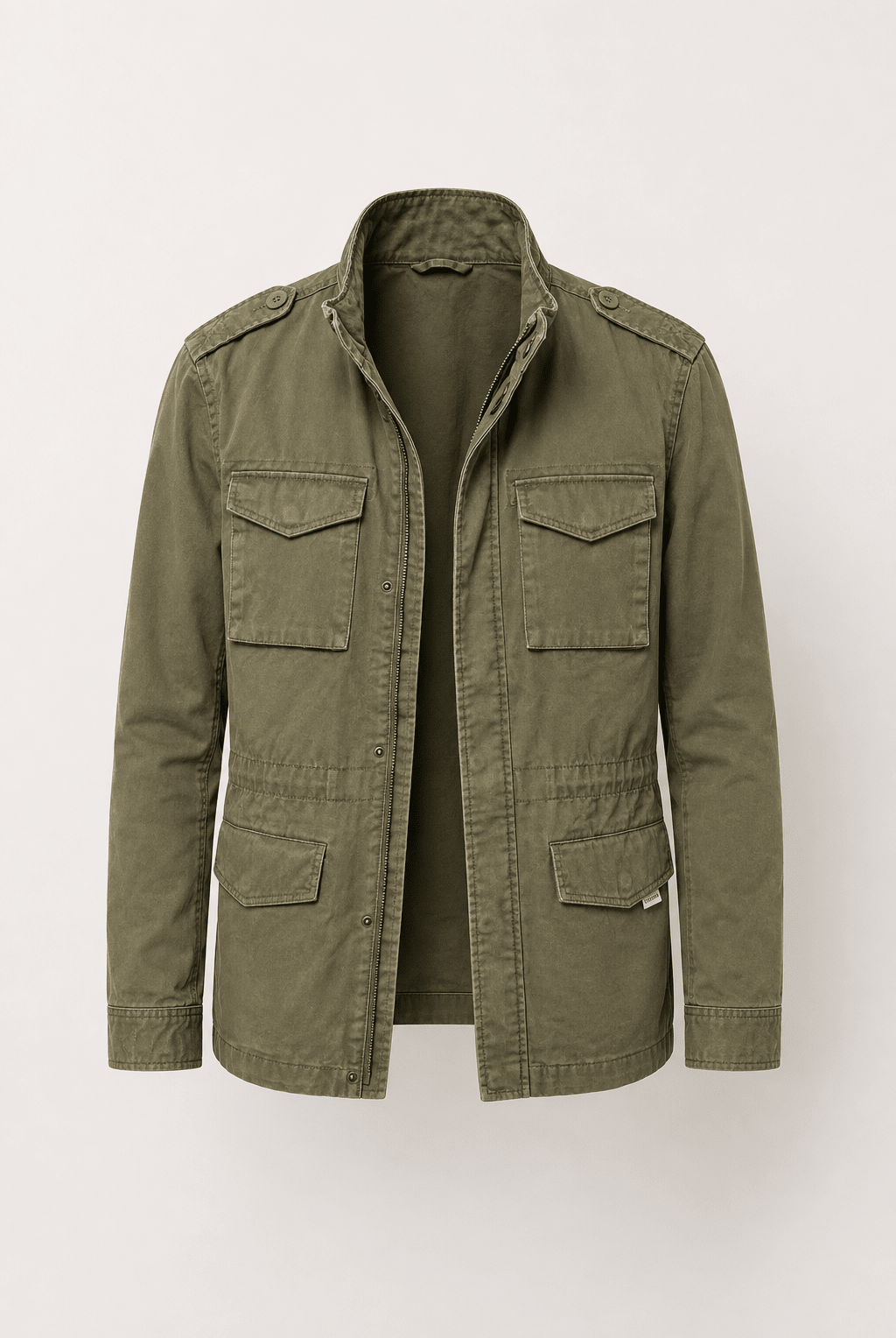 Chaqueta Sahariana Verde Khaki - Sohhan