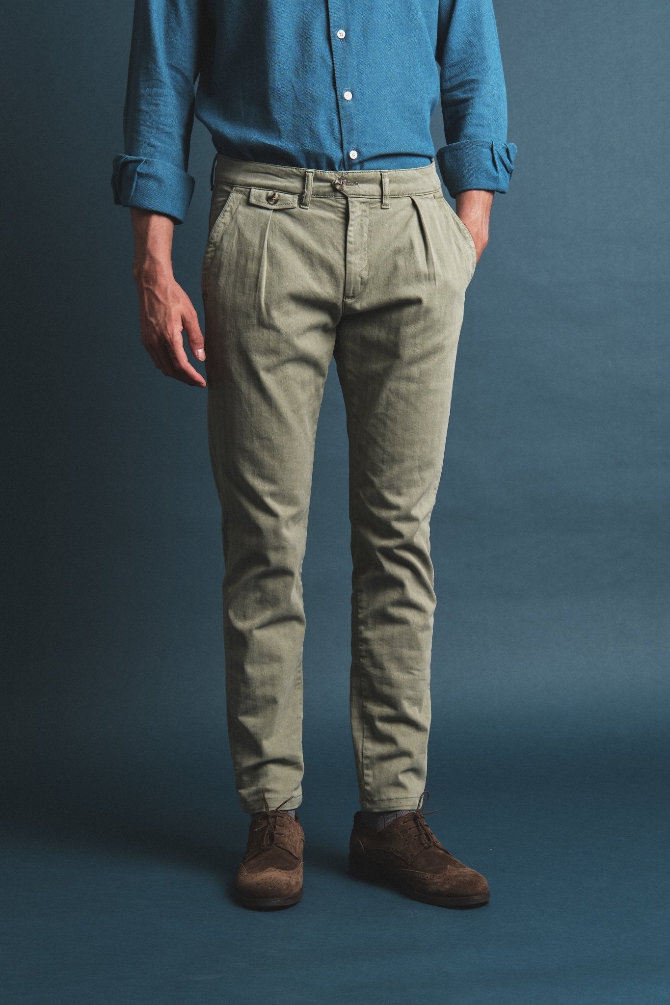 Chino Herring Green Hustle Heritage - Sohhan