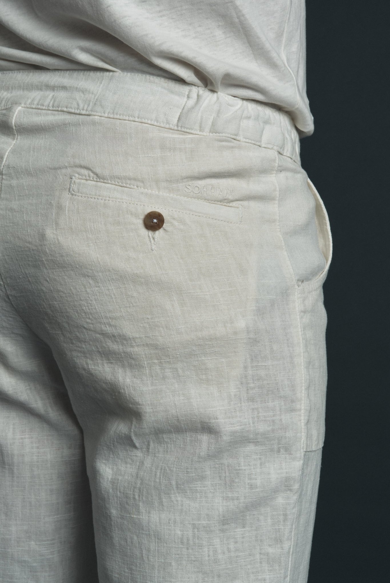 Chino Linen Offwhite Hustle Heritage - Sohhan
