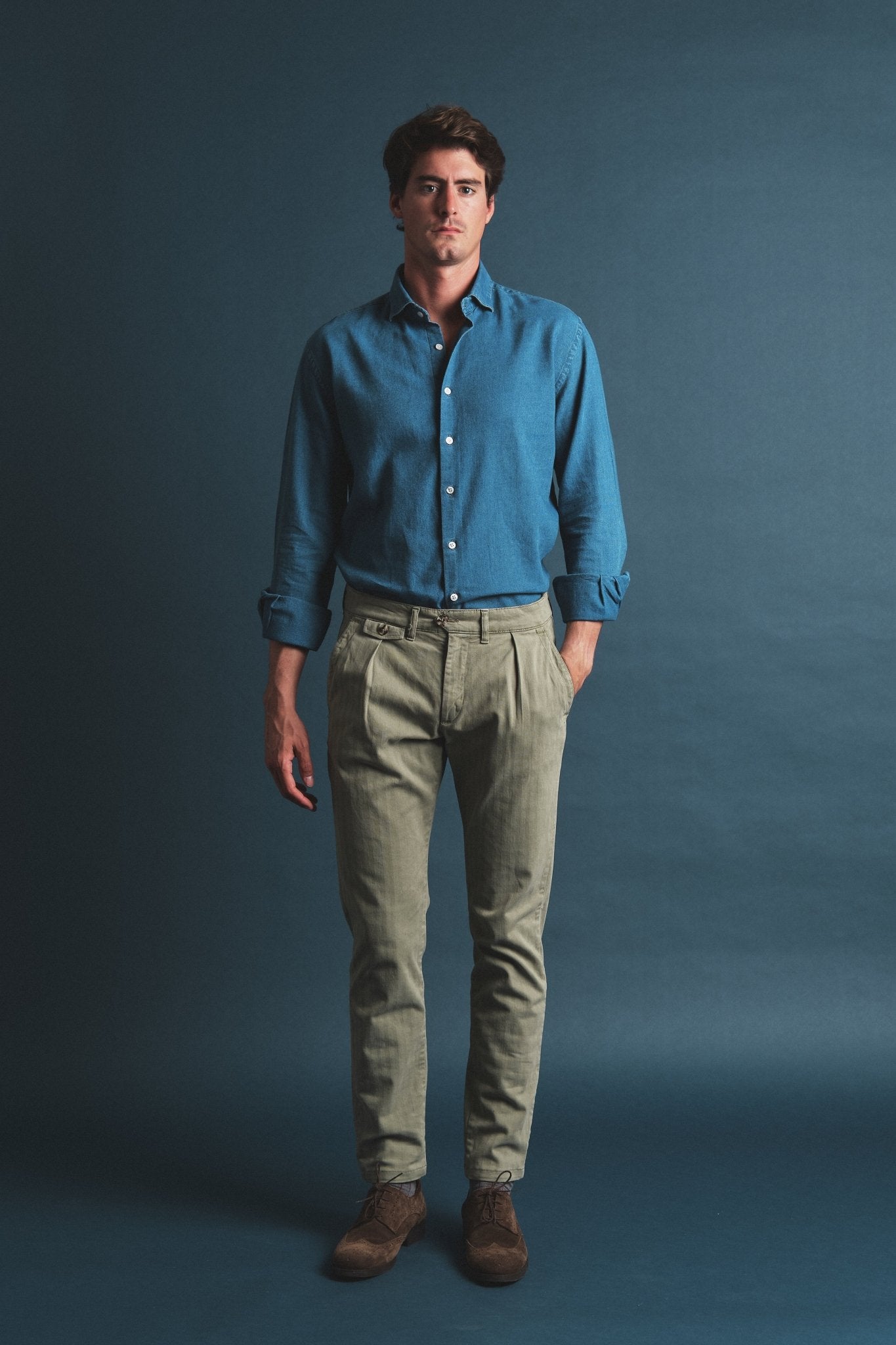 Deluxe Denim Shirt Hustle Heritage - Sohhan