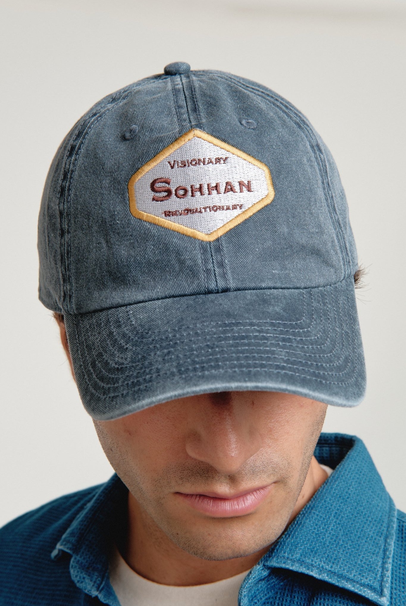 Gorra Azul Rombo Sohhan - Sohhan