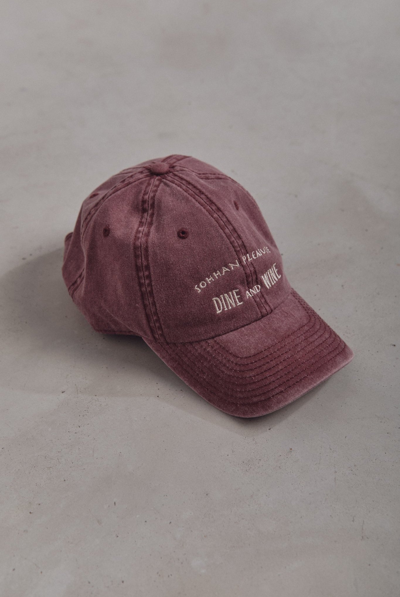 Gorra Burdeos Dine & Wine - Sohhan