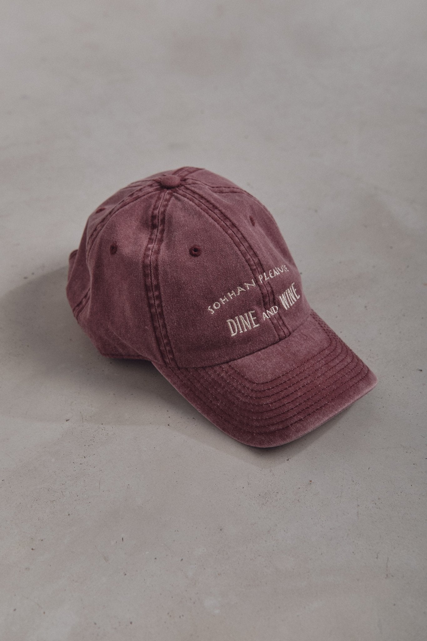 Gorra Burdeos Dine & Wine - Sohhan
